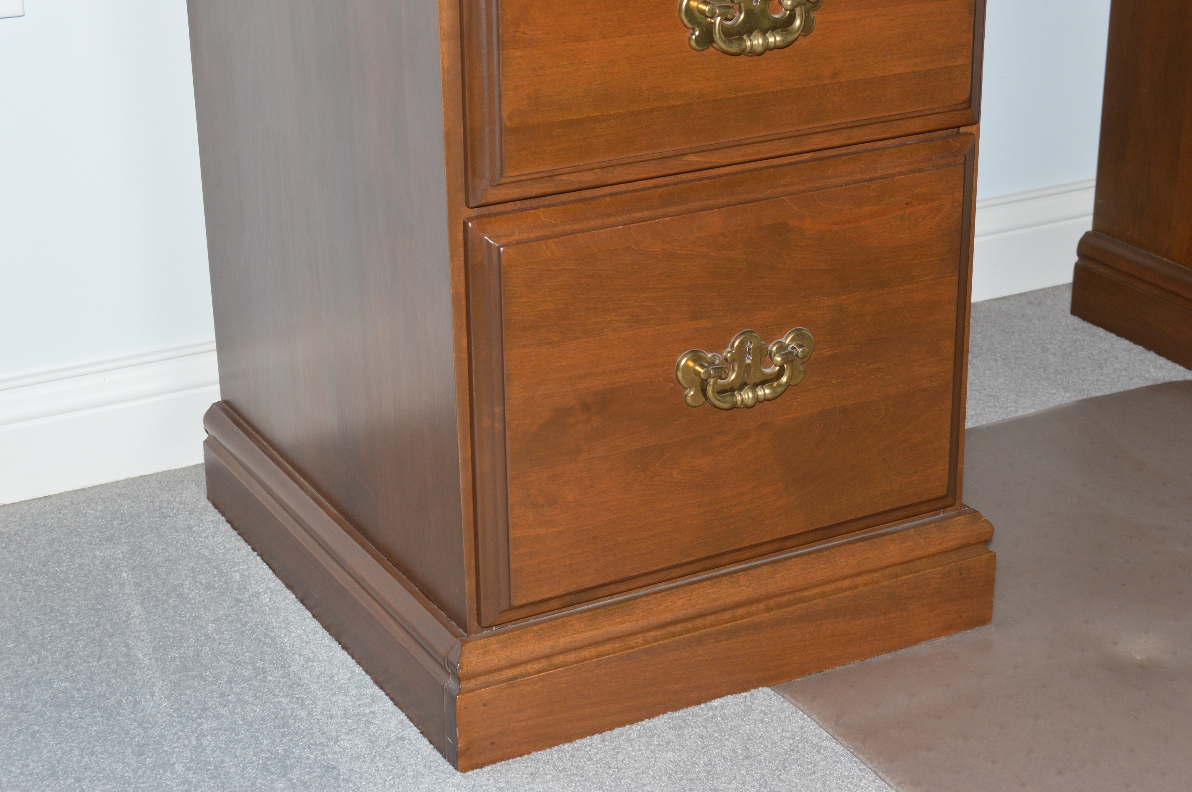 Roll-Top Desk and Side Chair