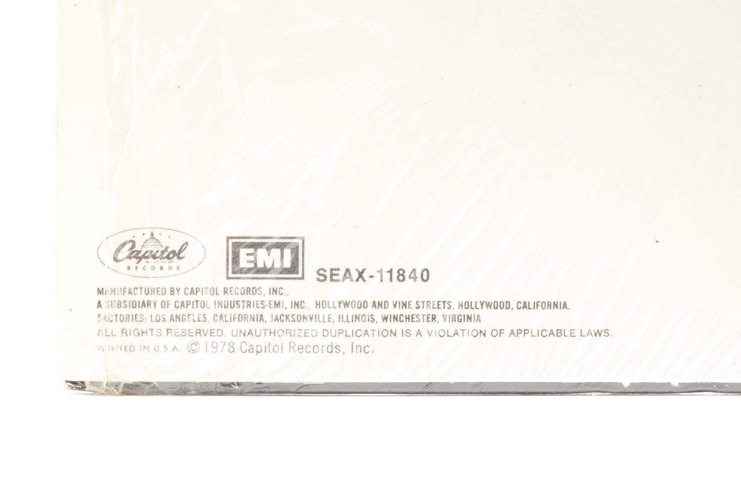 Sealed 1978 Beatles "Sgt. Pepper" Picture Disc