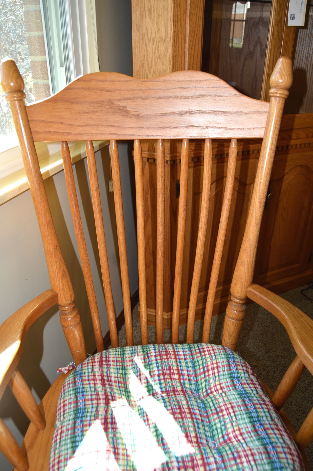 Amish Made Oak Dining Table with Eight Chairs