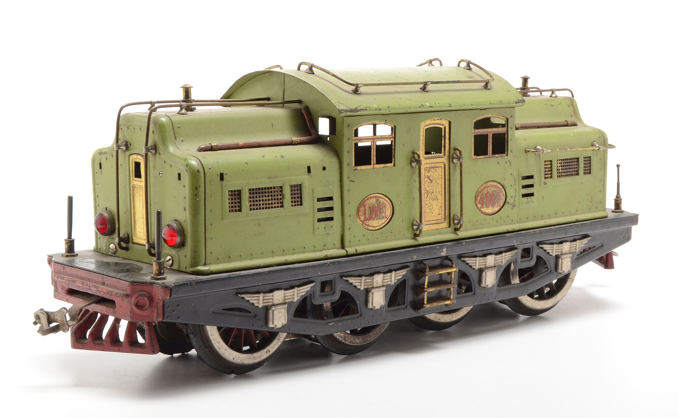 Pre-War Lionel 408E Standard Gauge Engine in Apple Green
