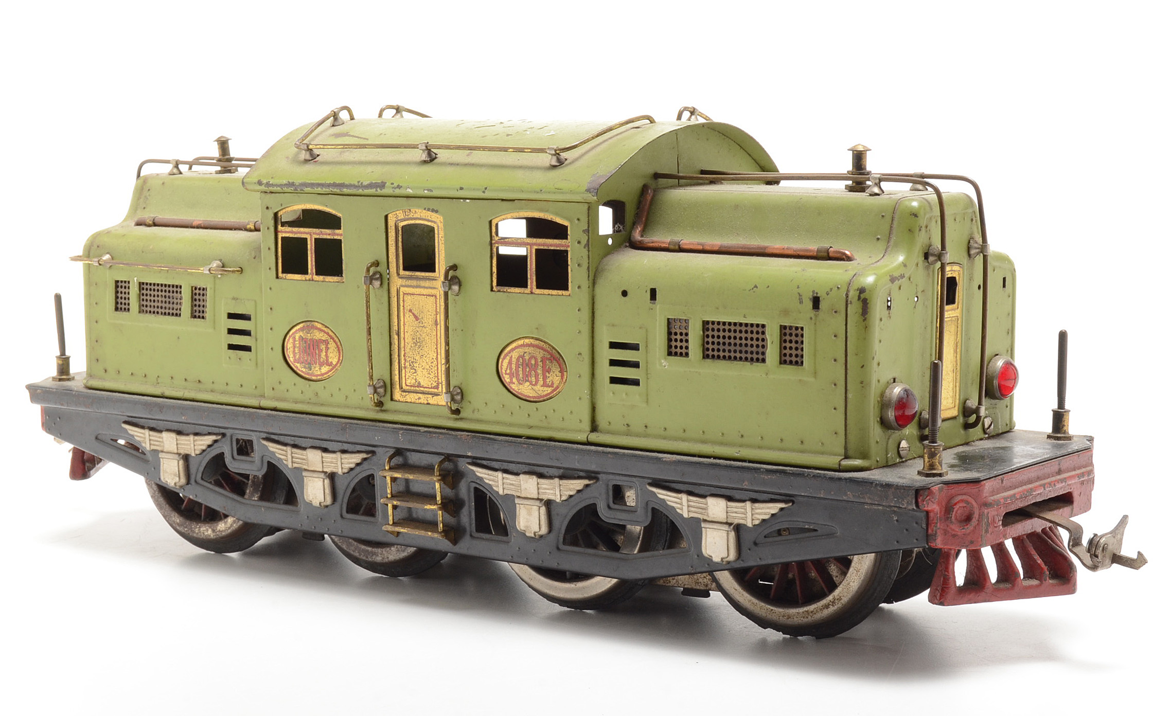 Pre-War Lionel 408E Standard Gauge Engine in Apple Green
