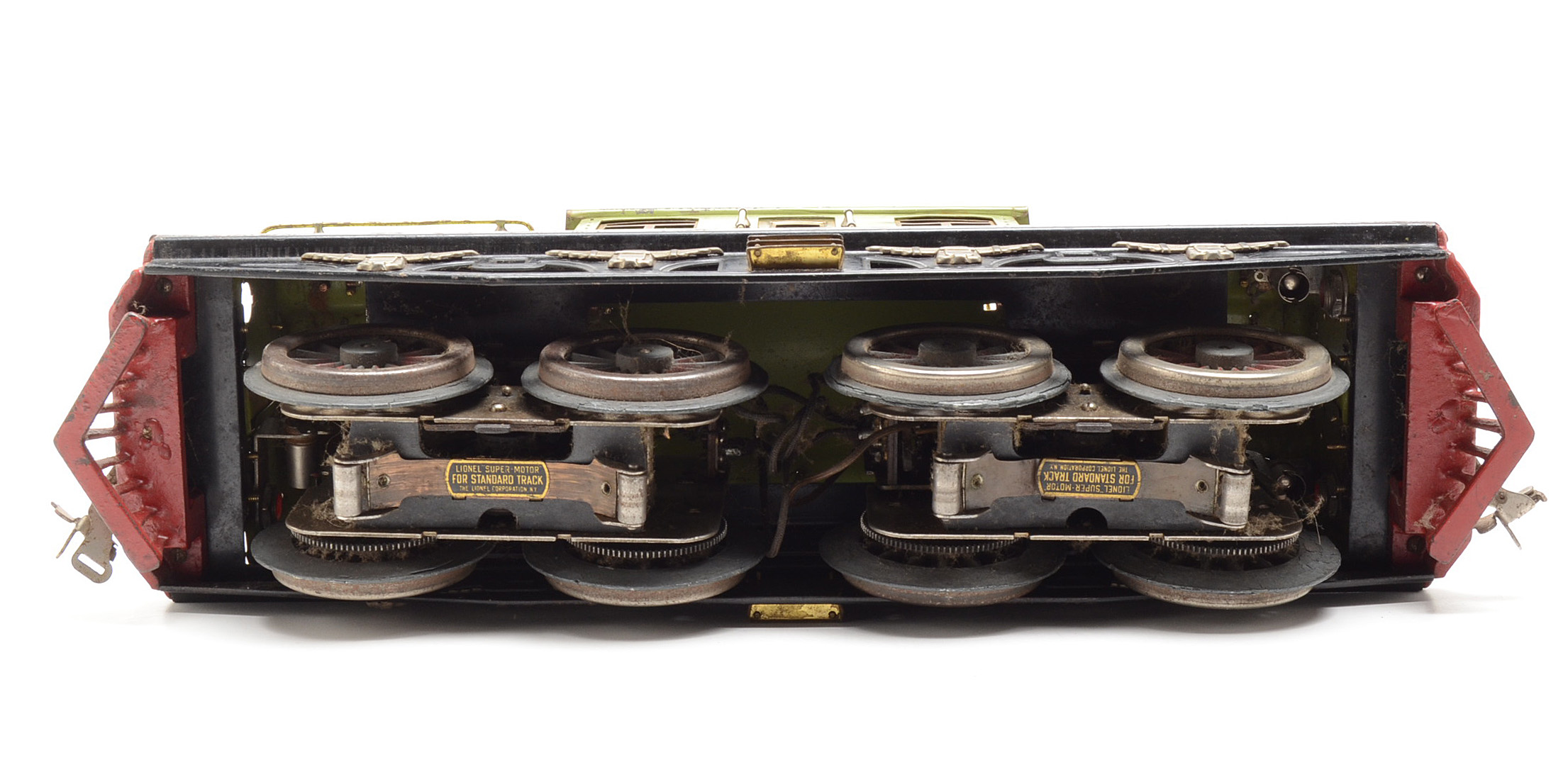 Pre-War Lionel 408E Standard Gauge Engine in Apple Green