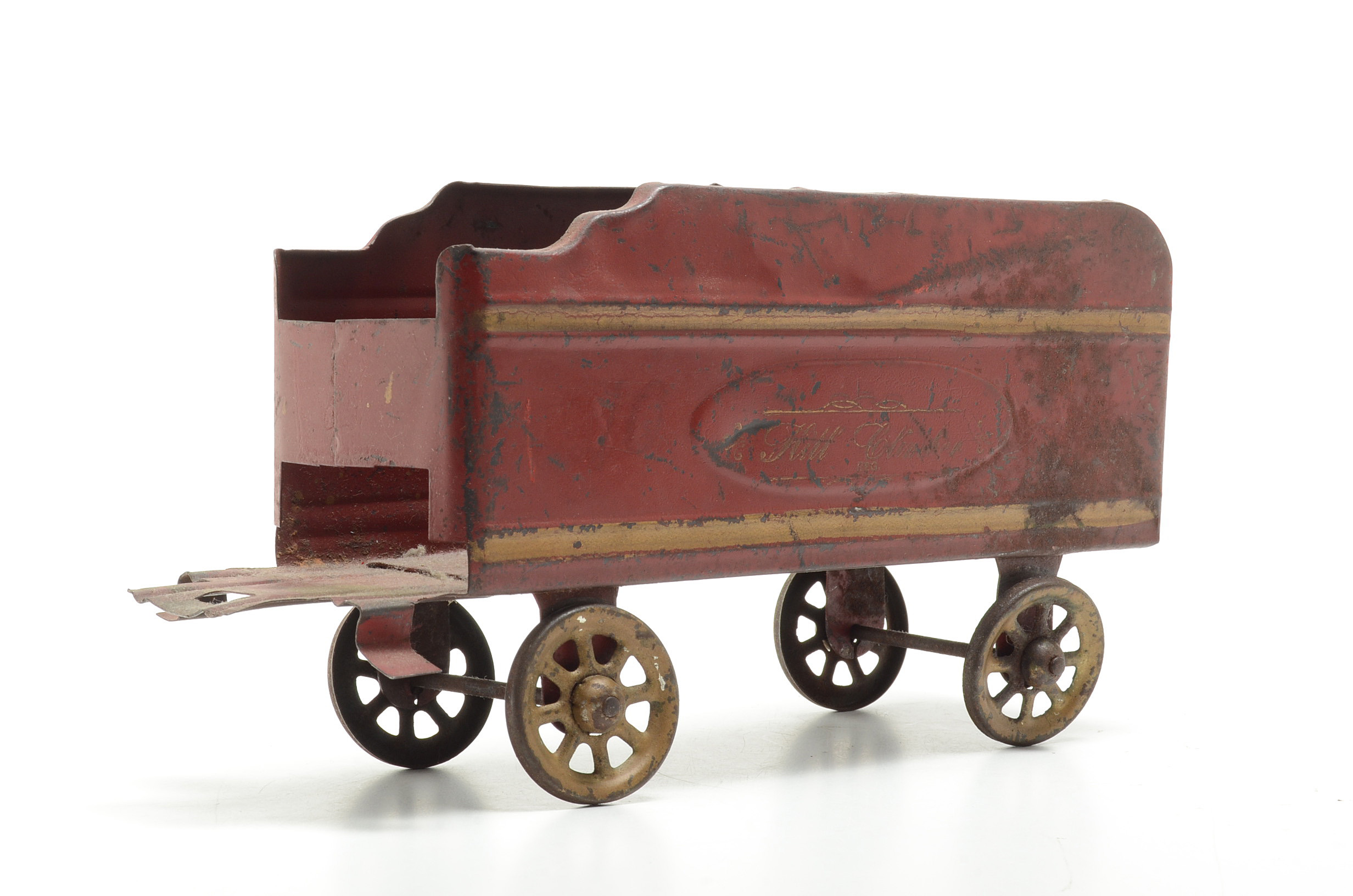 Antique Davis P Clark Tin Hill Climber Train