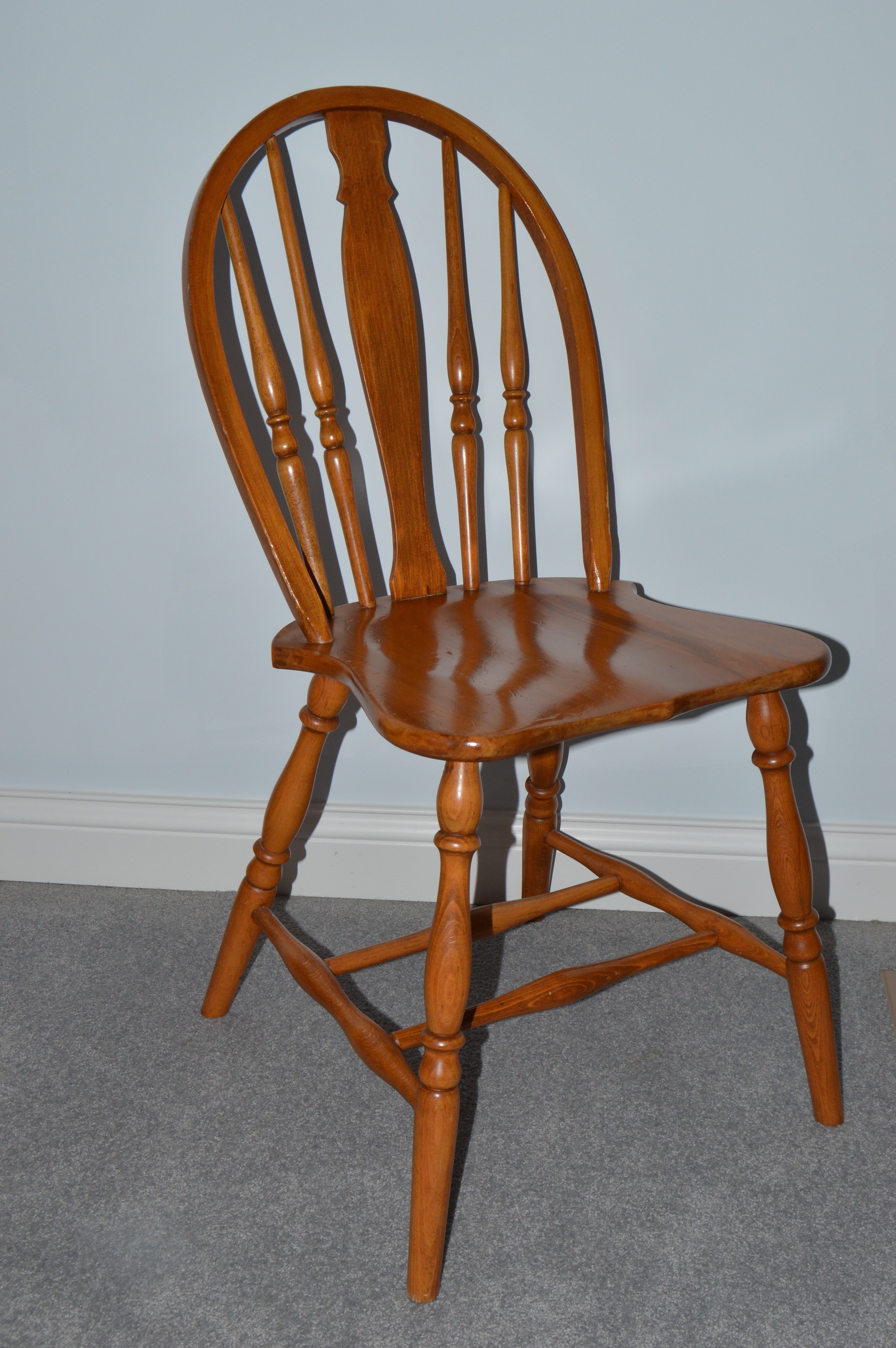 Chippendale Style Desk and Windsor Chair