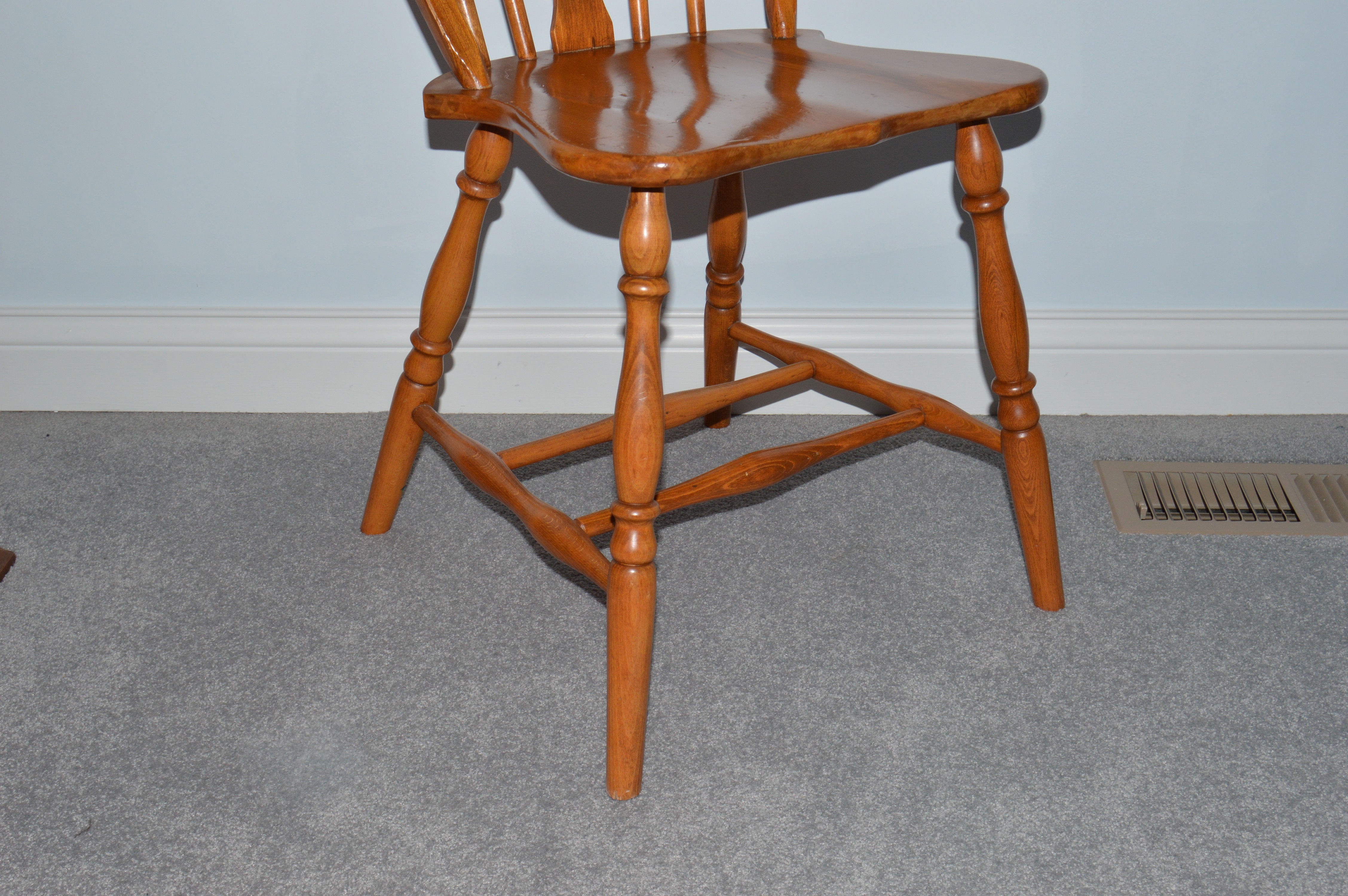 Chippendale Style Desk and Windsor Chair