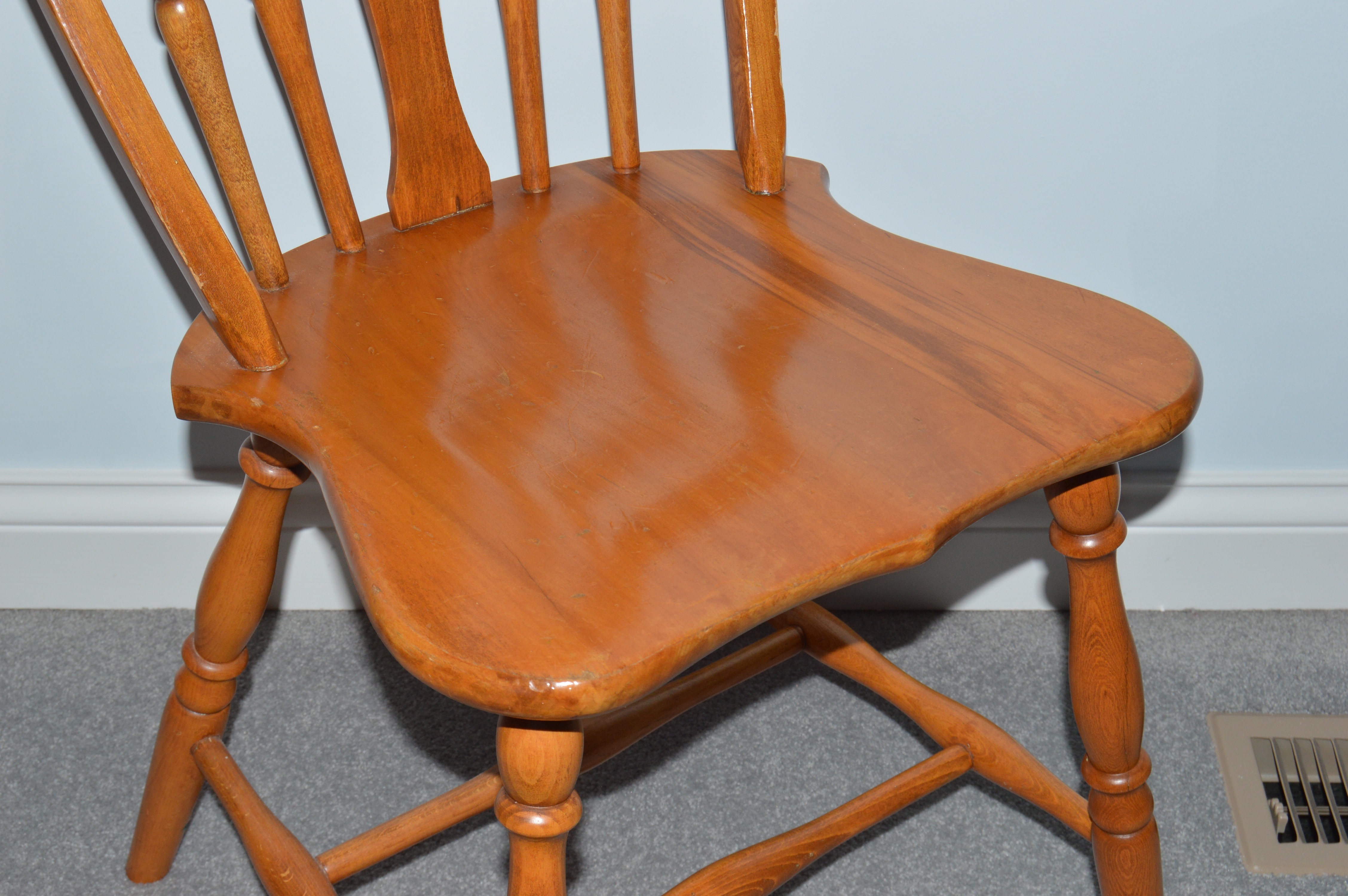 Chippendale Style Desk and Windsor Chair