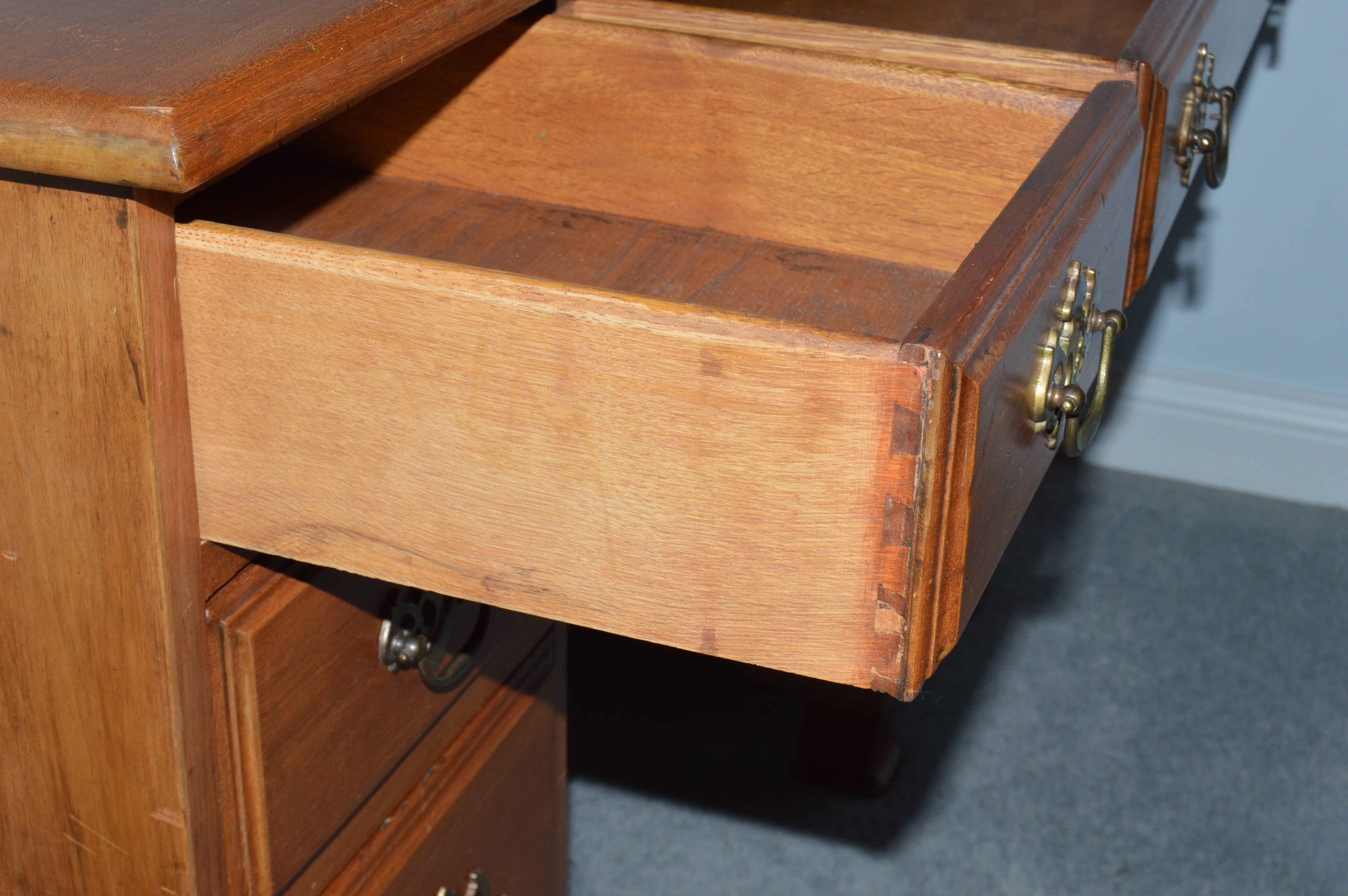 Chippendale Style Desk and Windsor Chair