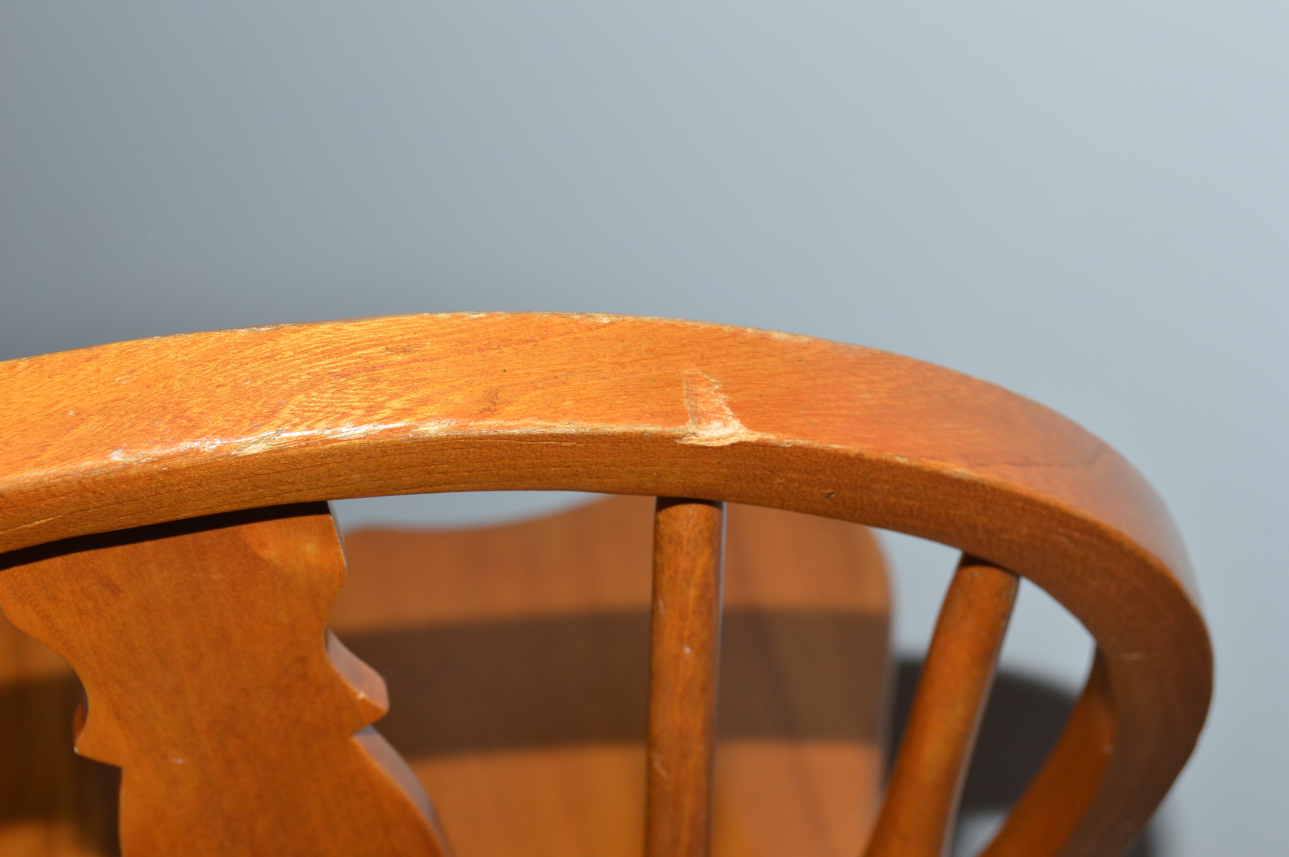 Chippendale Style Desk and Windsor Chair