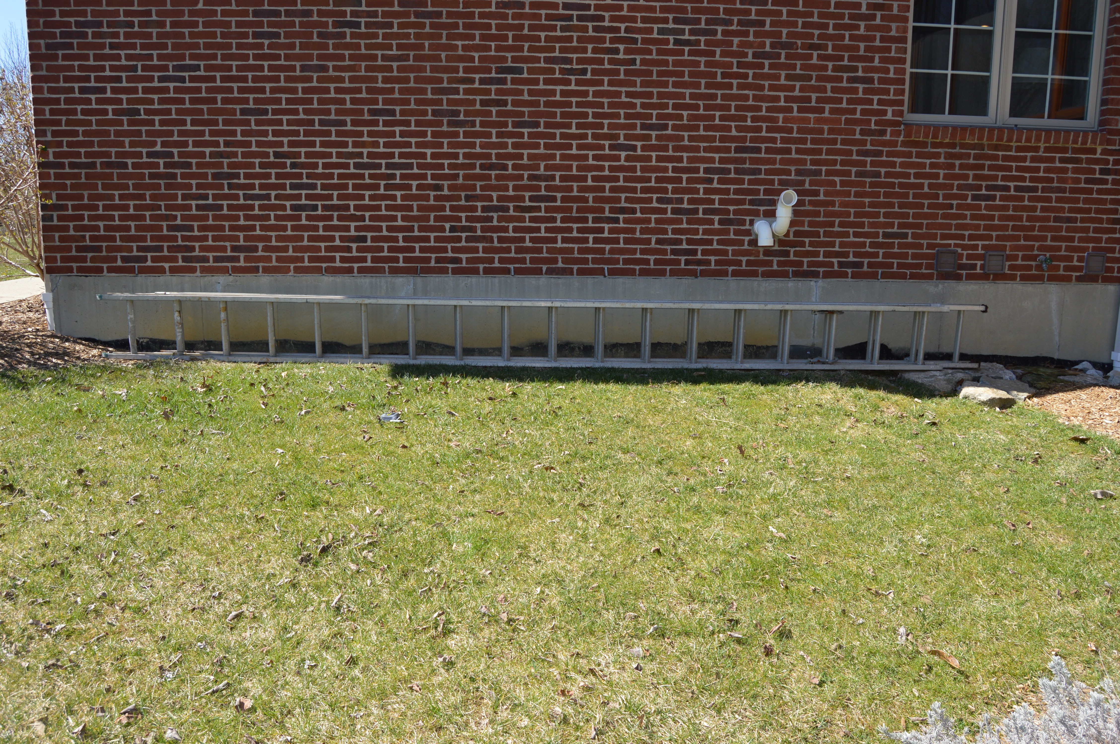 35' Aluminum Extension Ladder and Pair of Levelers