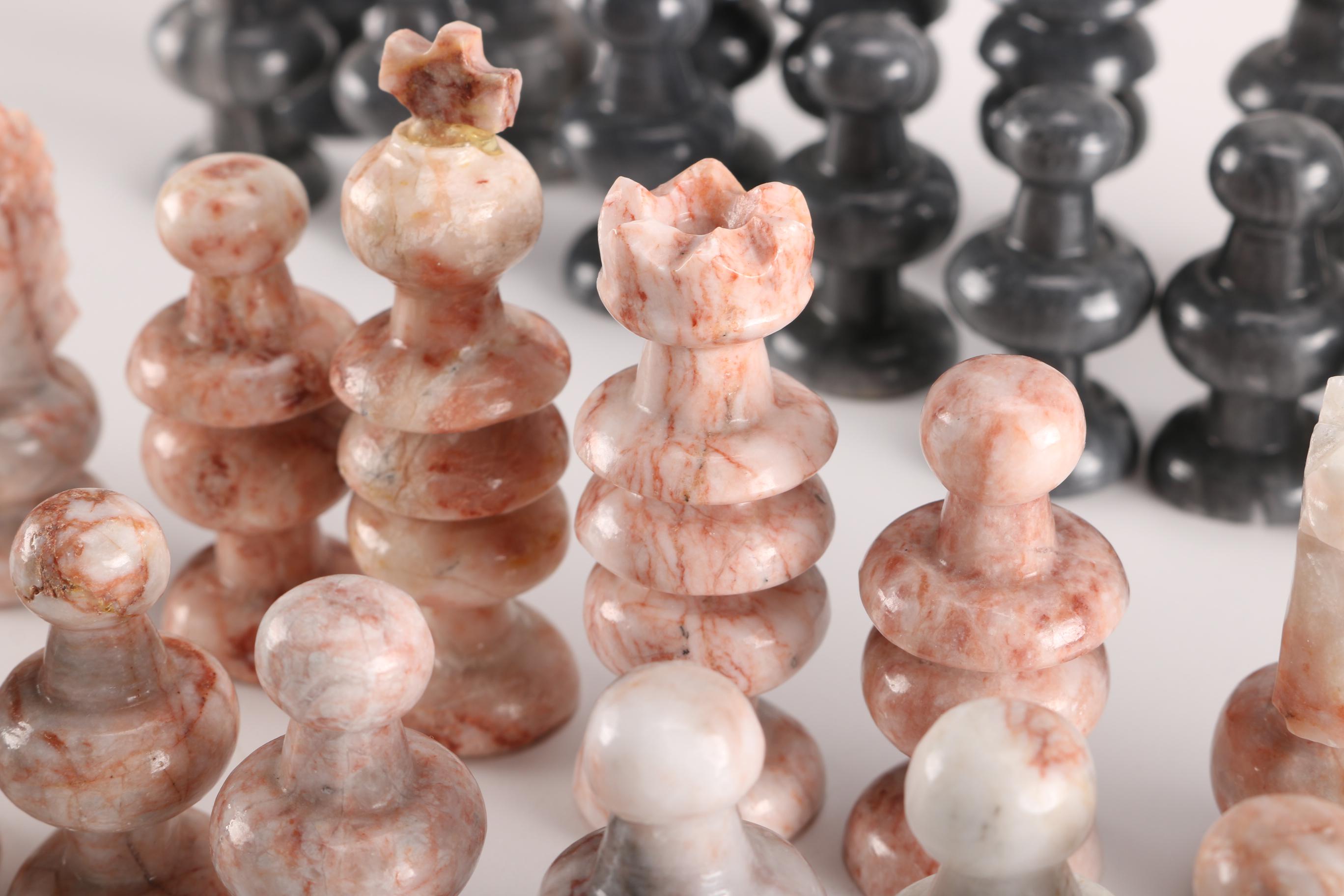 Marble Chess Pieces