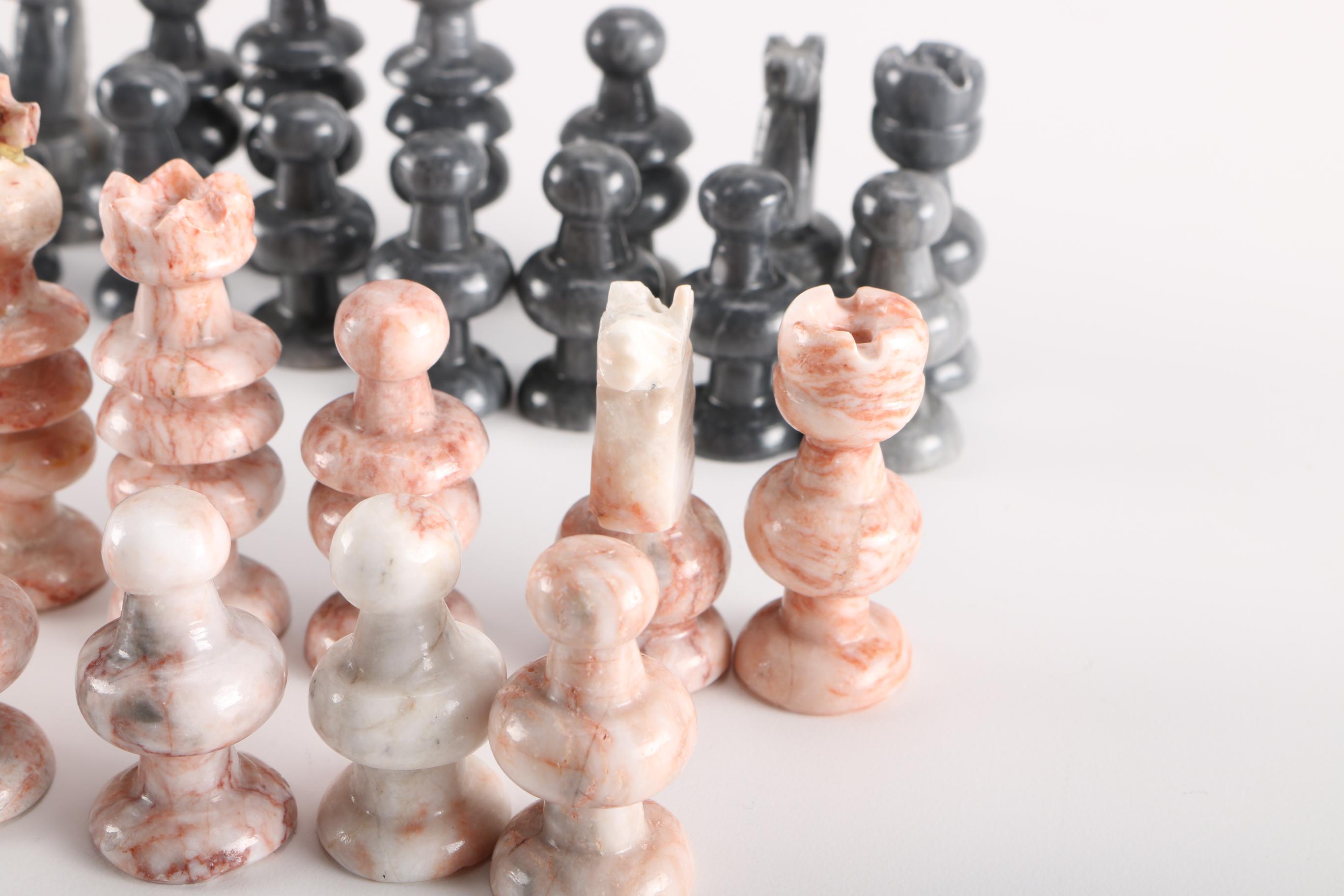 Marble Chess Pieces