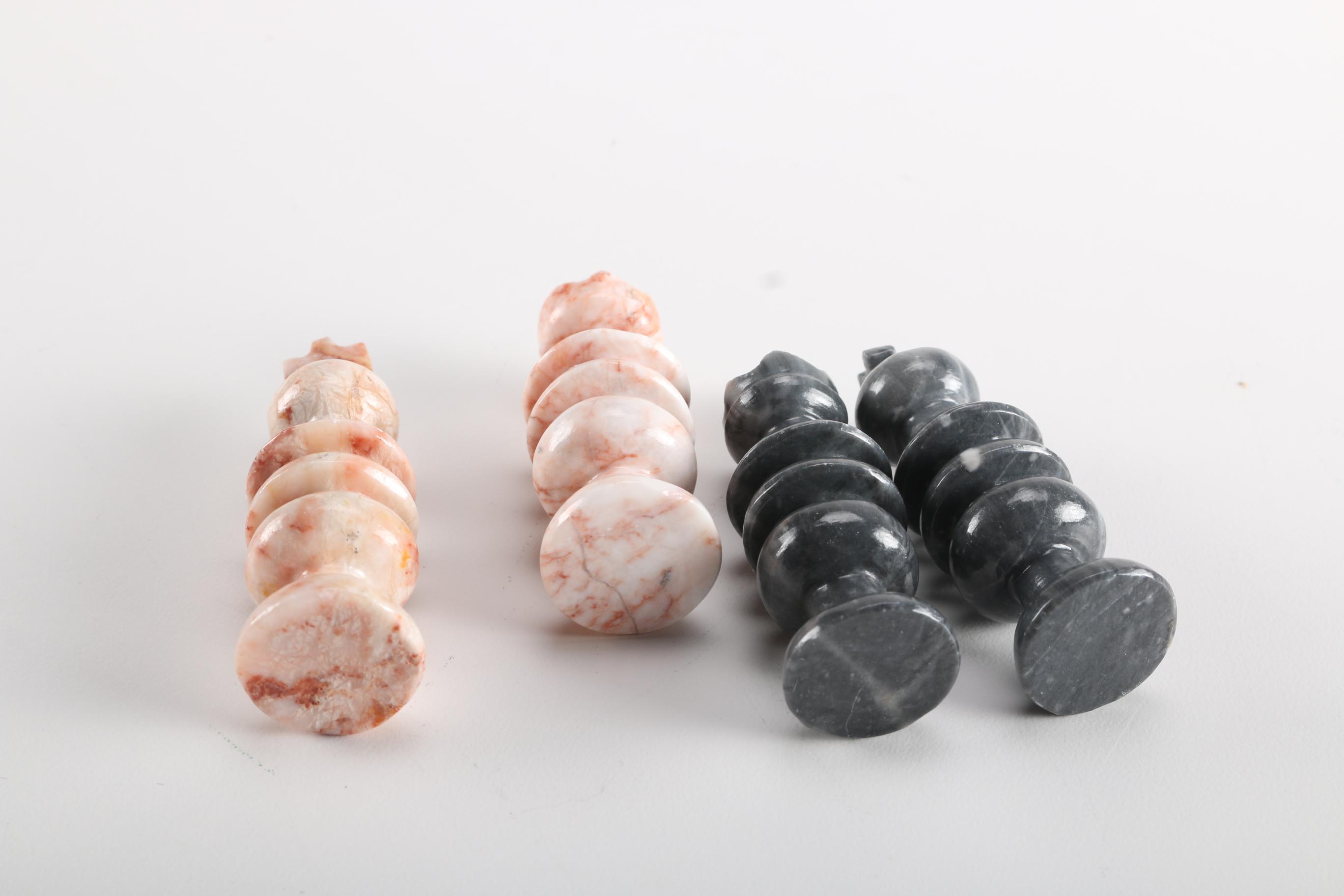 Marble Chess Pieces