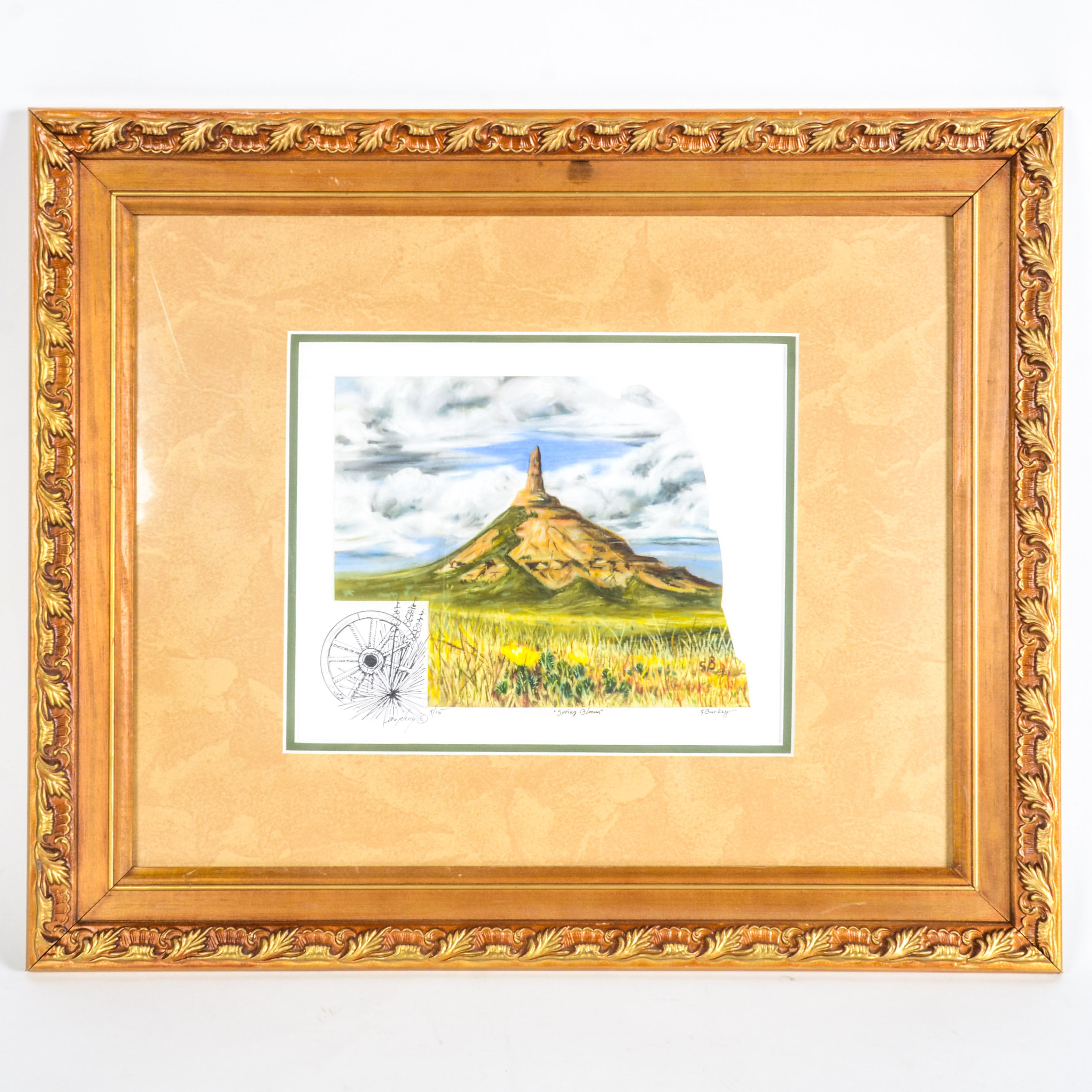 Kevin L. Burkey Print, "Spring Bloom"