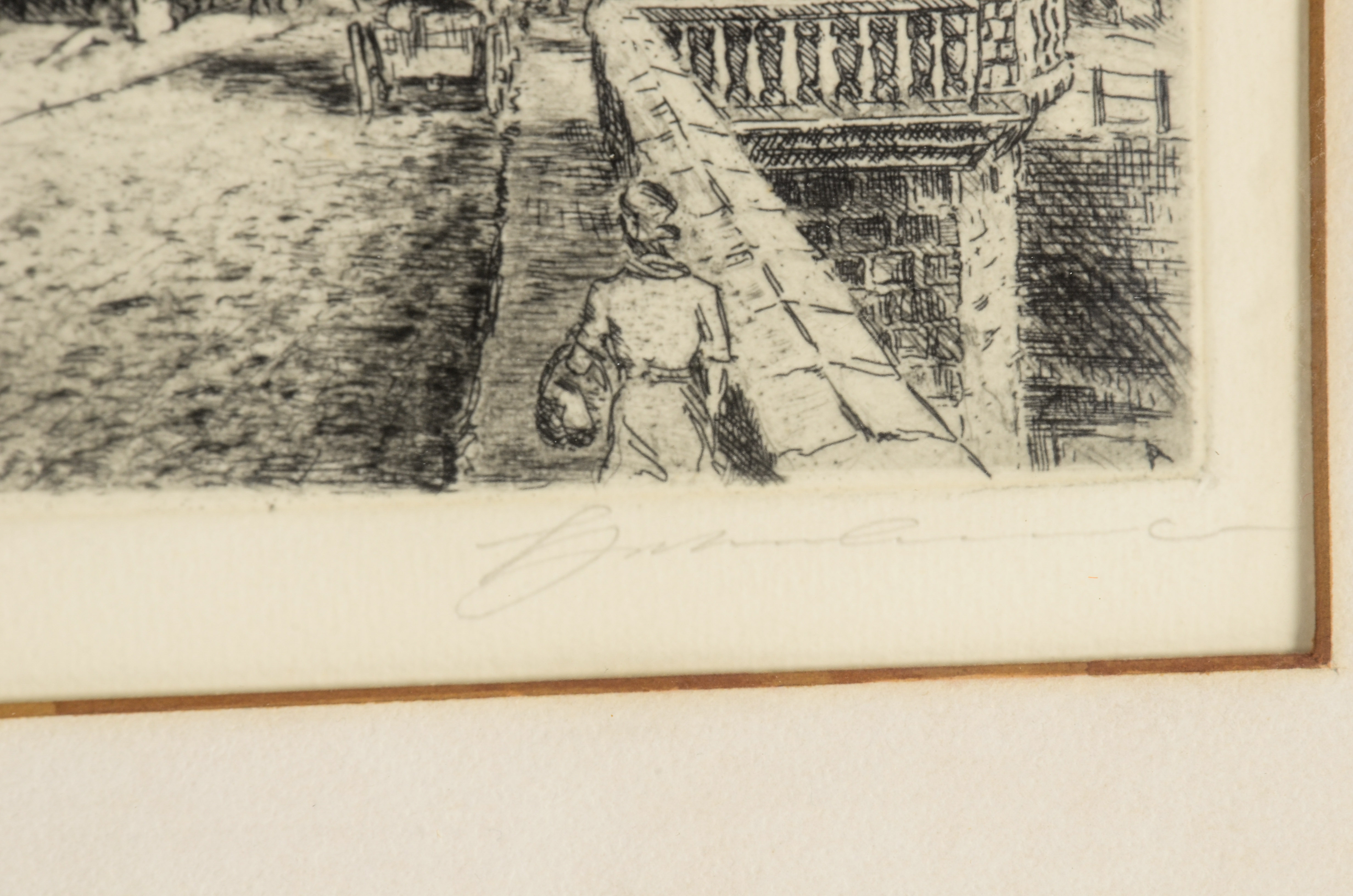 Pair of Signed Intaglio Prints Depicting Heidelberg