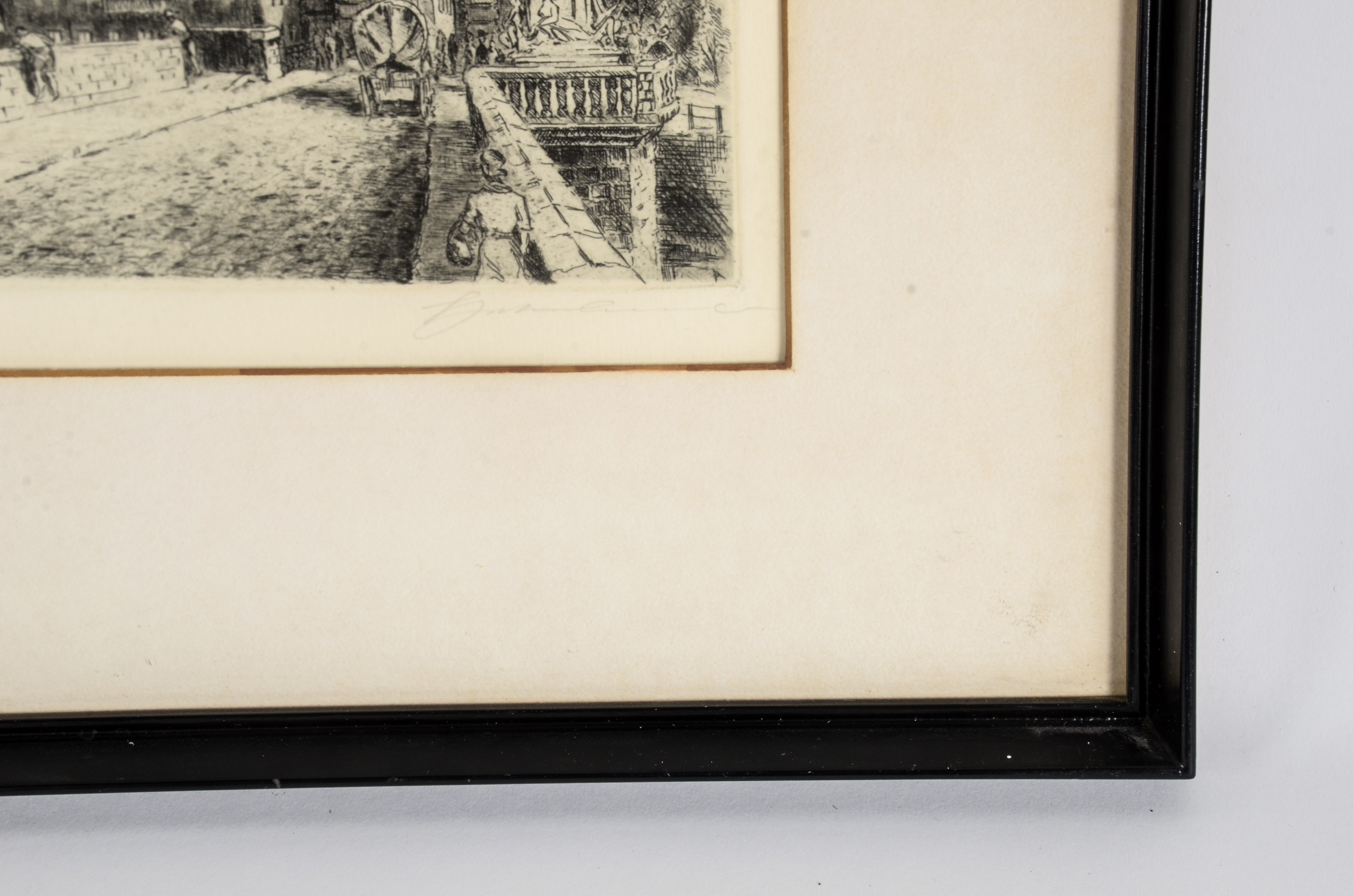 Pair of Signed Intaglio Prints Depicting Heidelberg