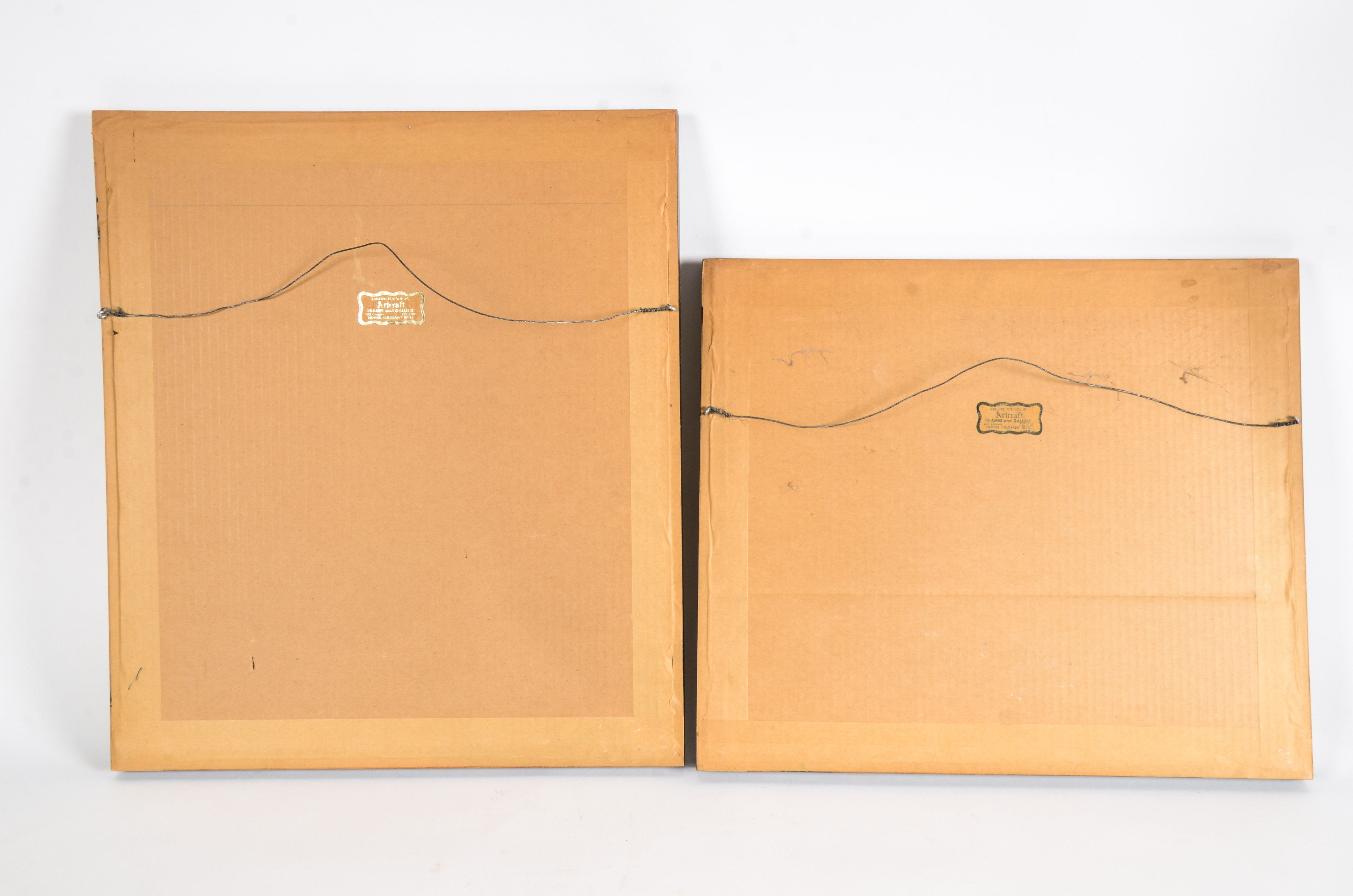 Pair of Signed Intaglio Prints Depicting Heidelberg