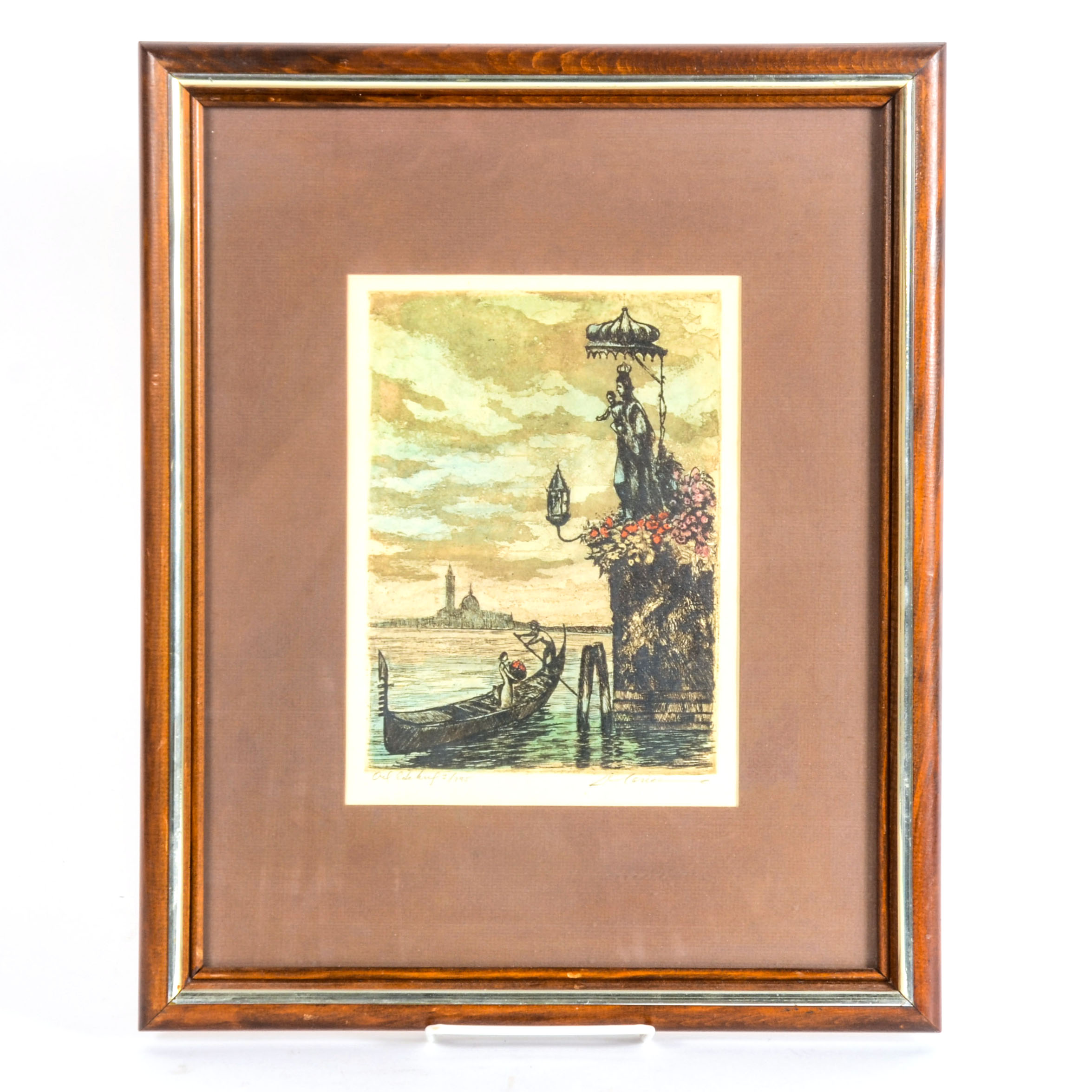 Hand-Colored Signed Lithograph