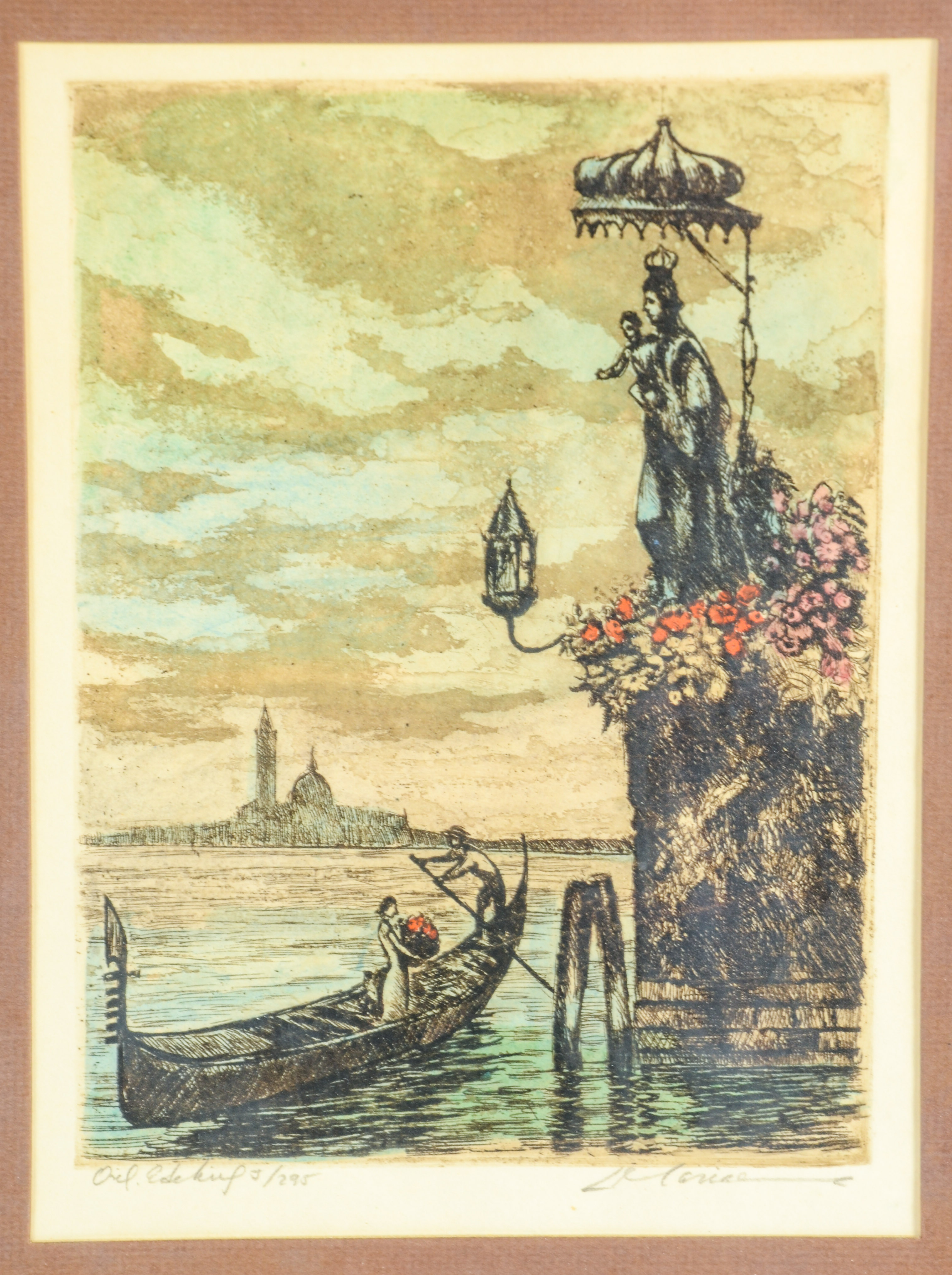 Hand-Colored Signed Lithograph