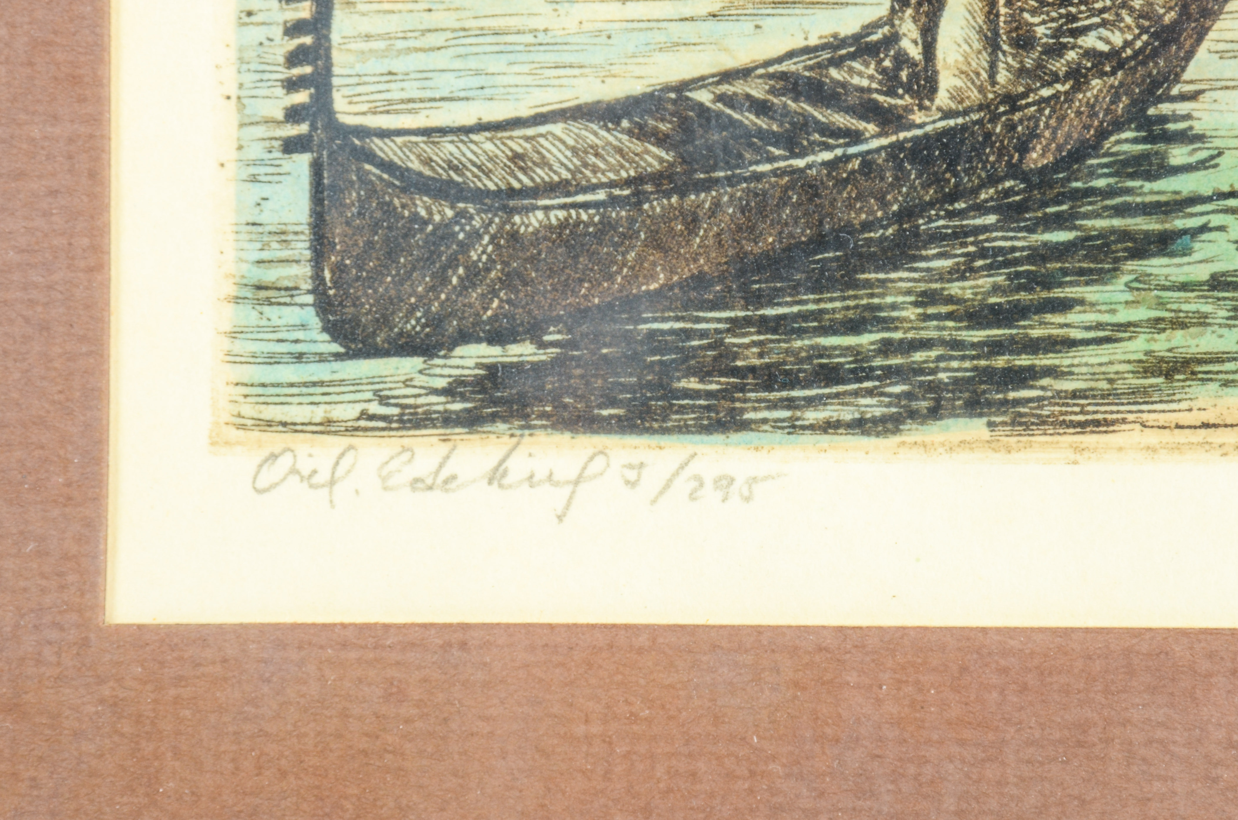 Hand-Colored Signed Lithograph