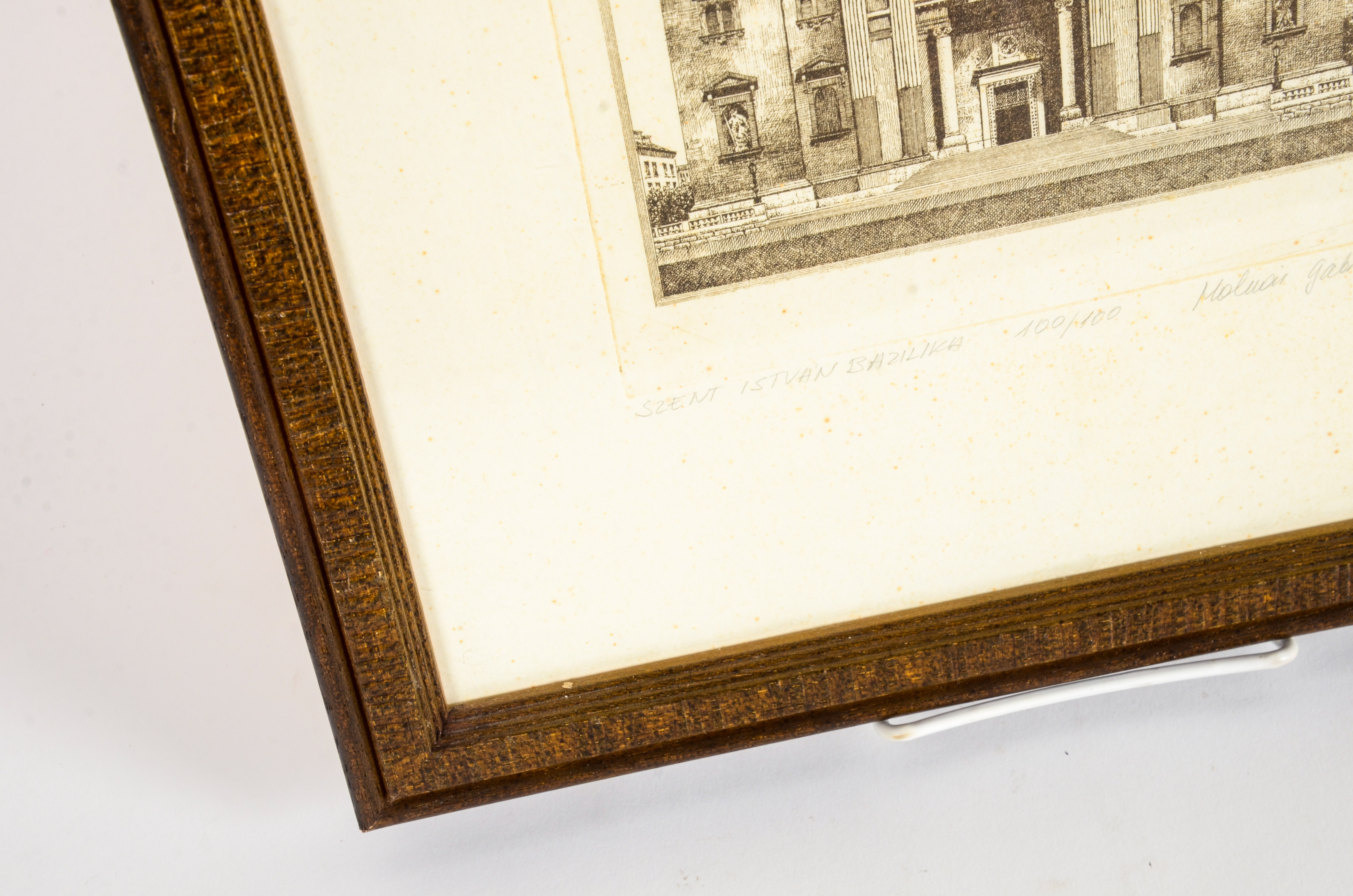 Artist-Signed and Numbered Etching "Szent Istvan Bazilika"