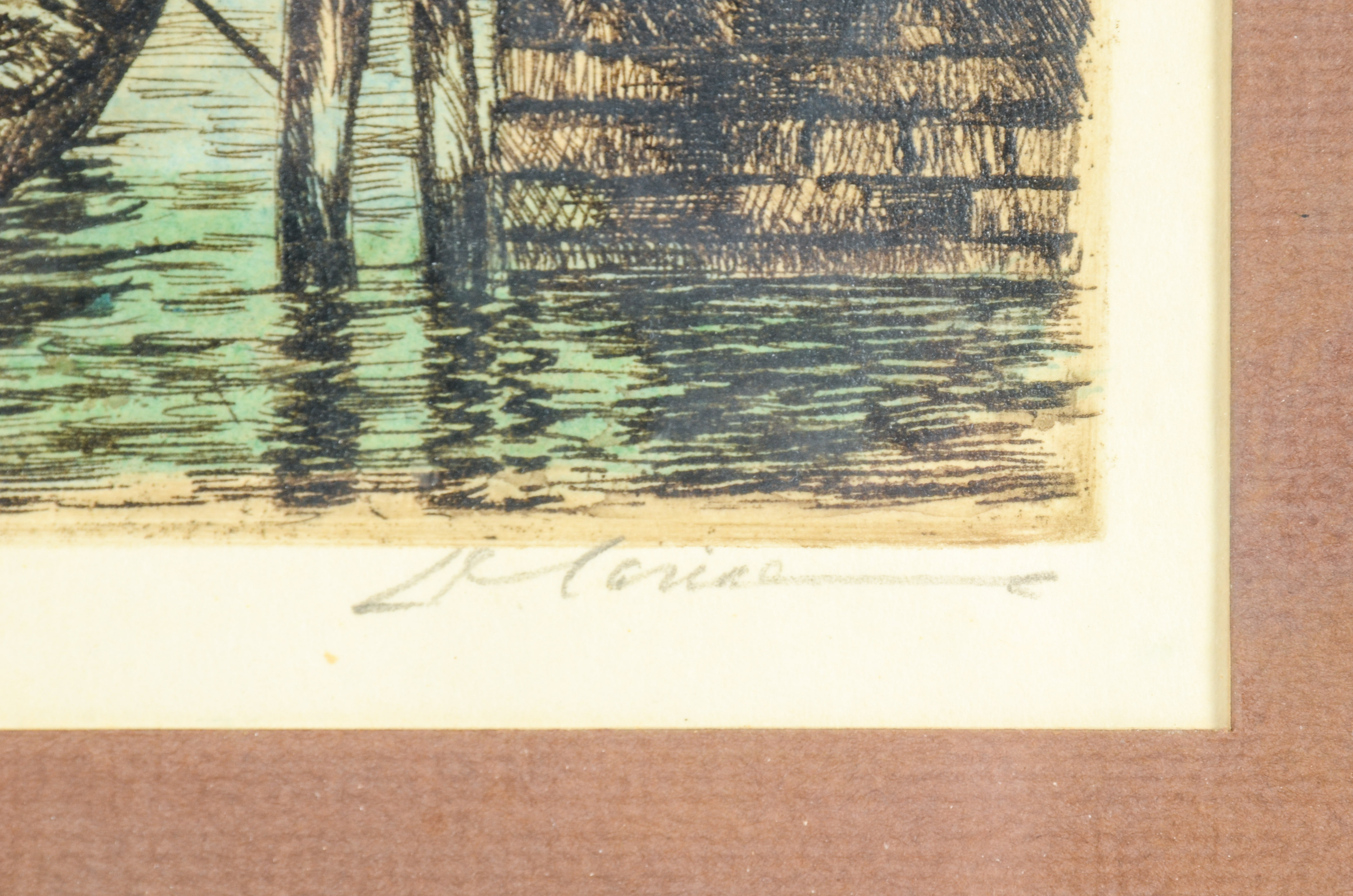 Hand-Colored Signed Lithograph