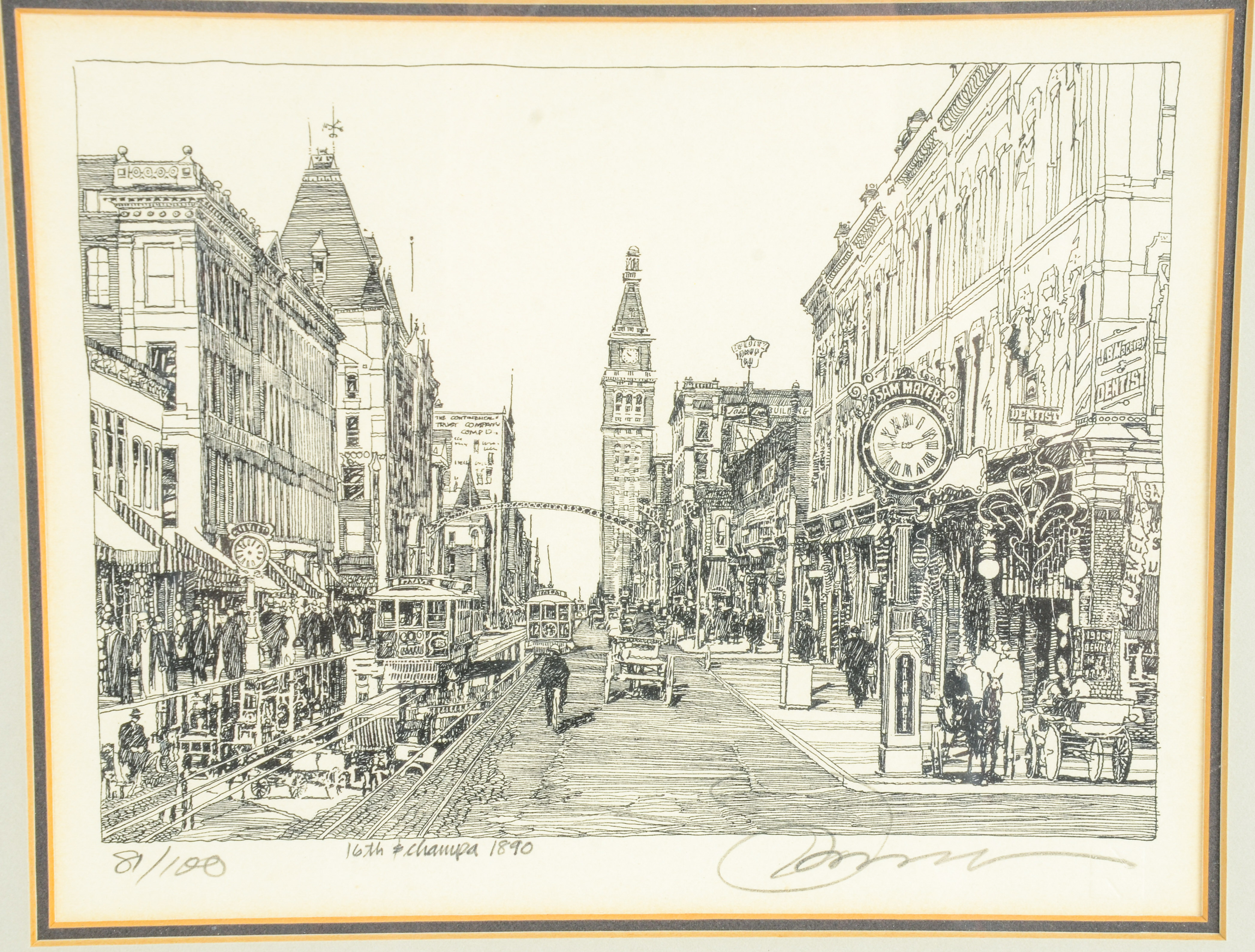 Giclée Print of 16th Street in Denver Colorado