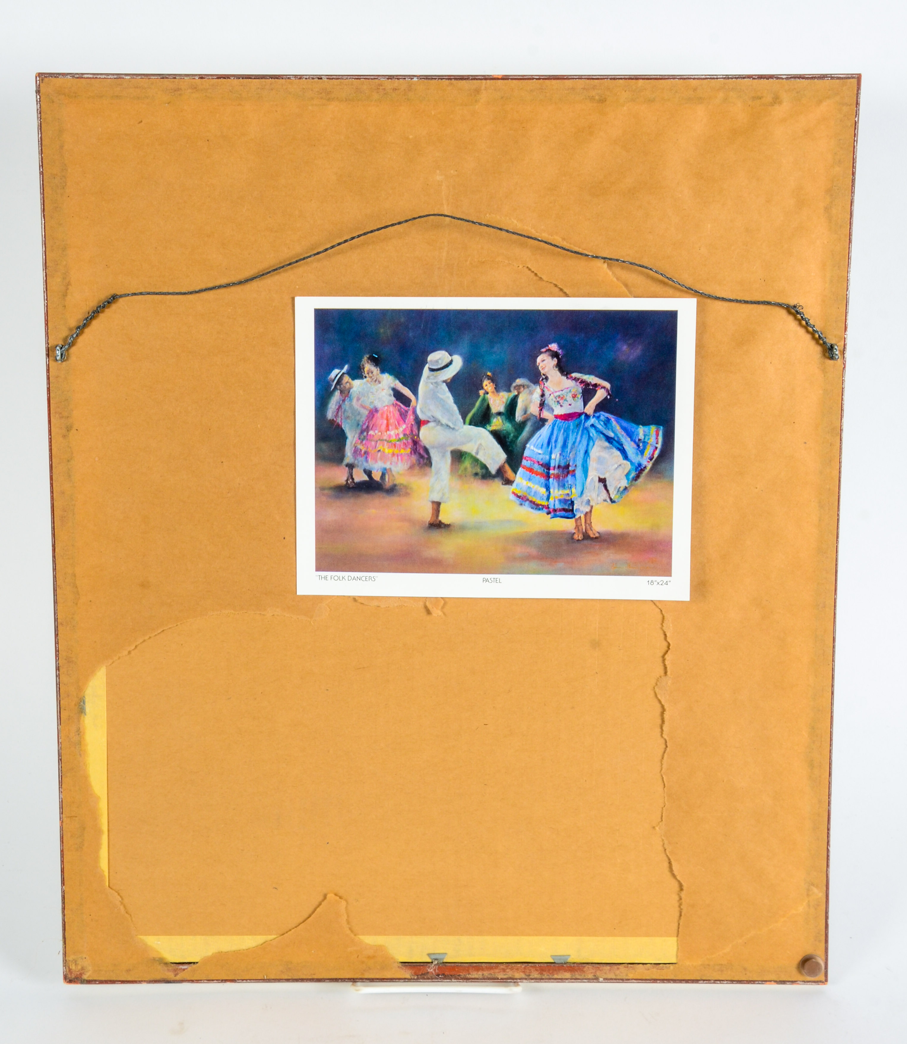 John Flores Original Pastel Drawing