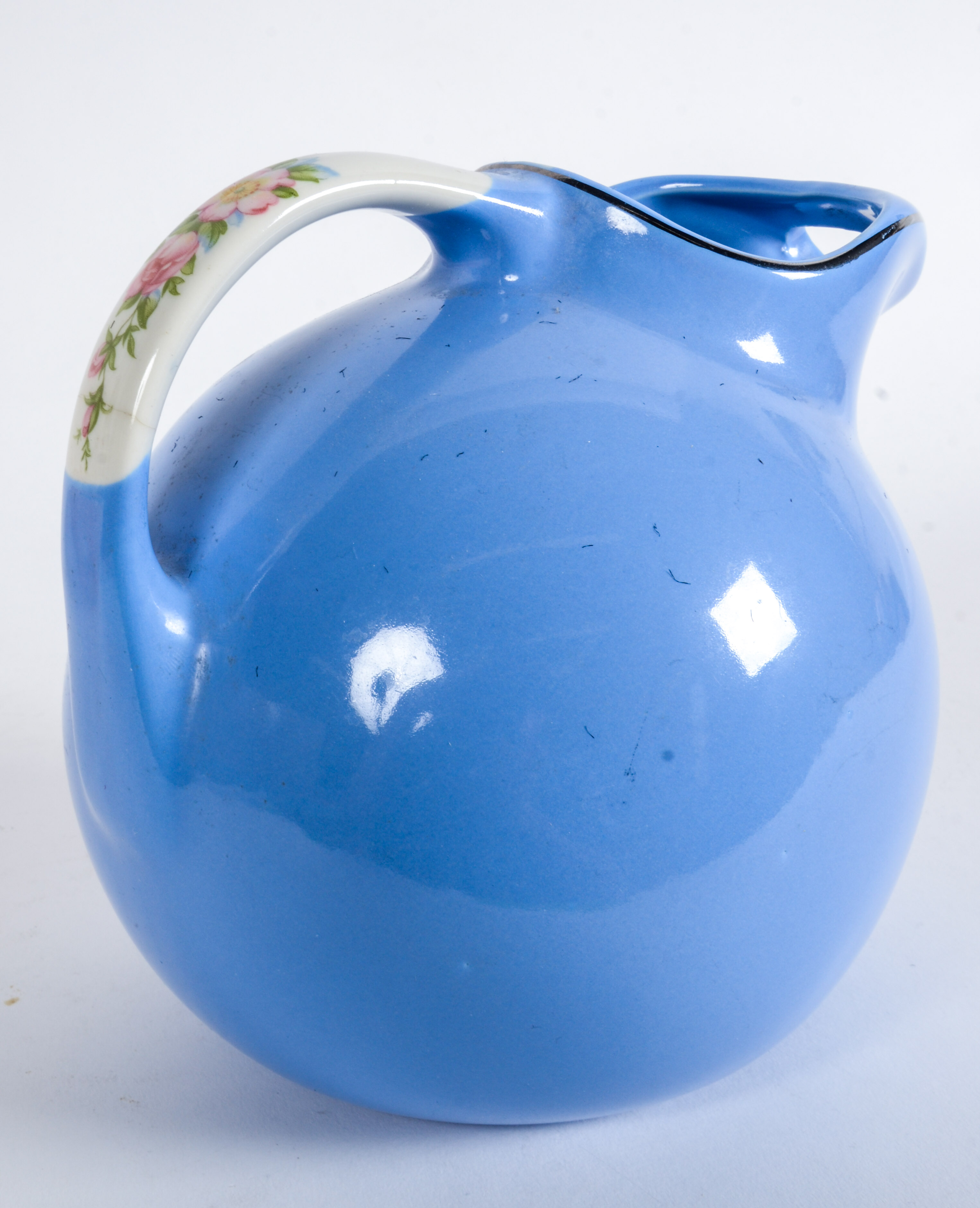 Vintage Hall's Pottery Pitcher and Two Bowls