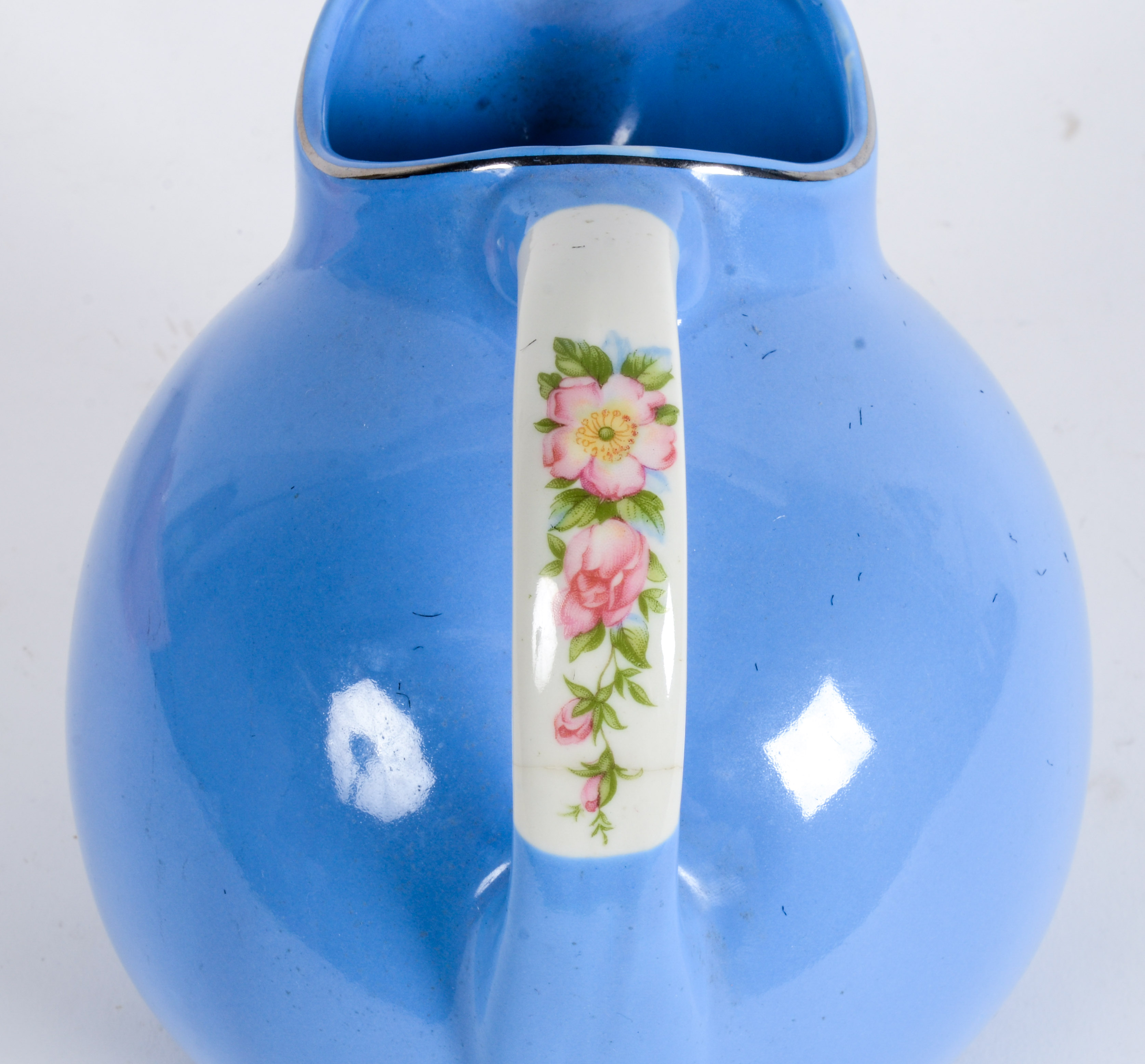 Vintage Hall's Pottery Pitcher and Two Bowls