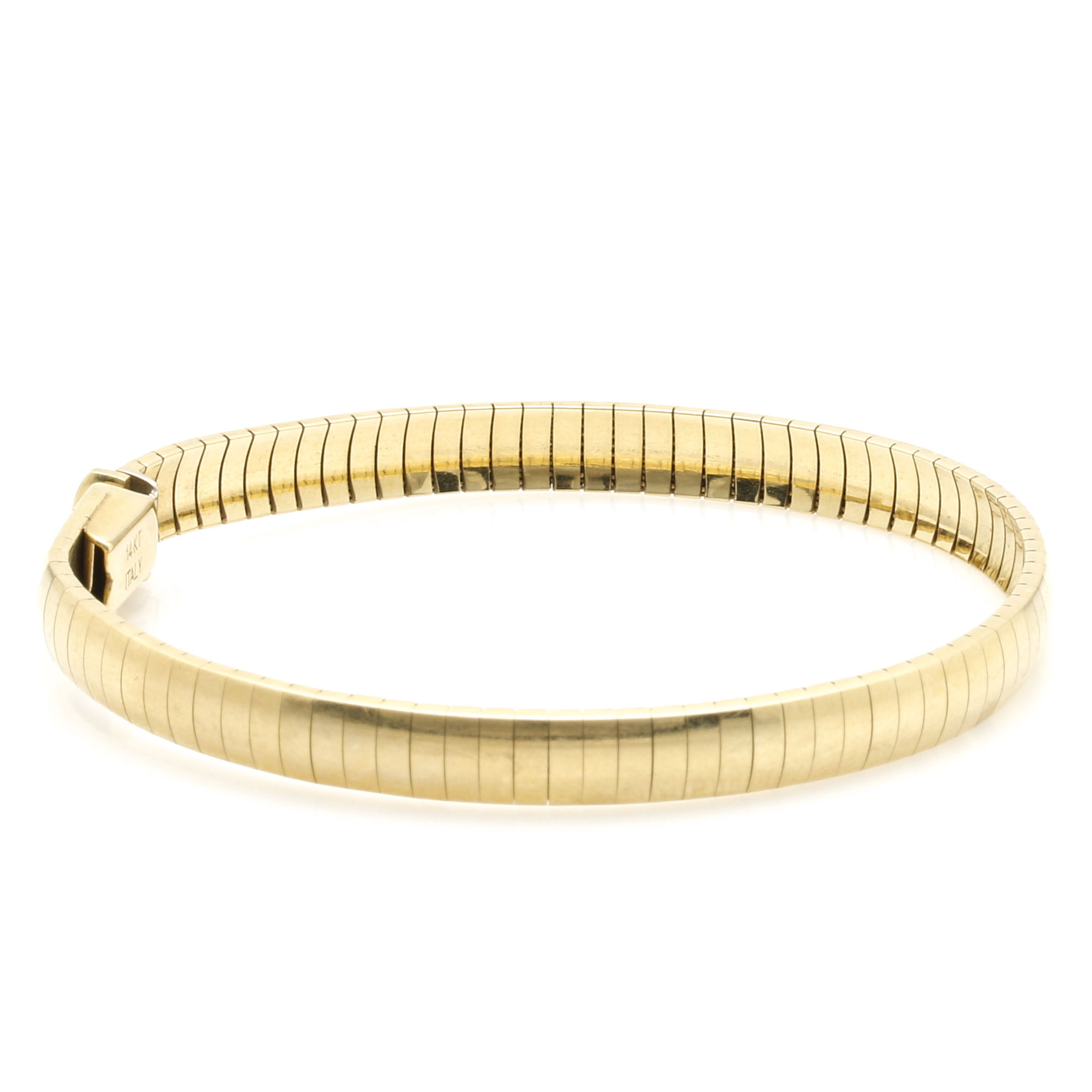 14K Yellow Gold Omega Bracelet