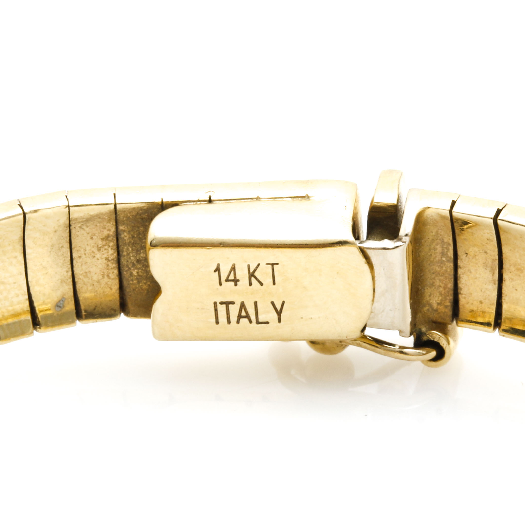 14K Yellow Gold Omega Bracelet