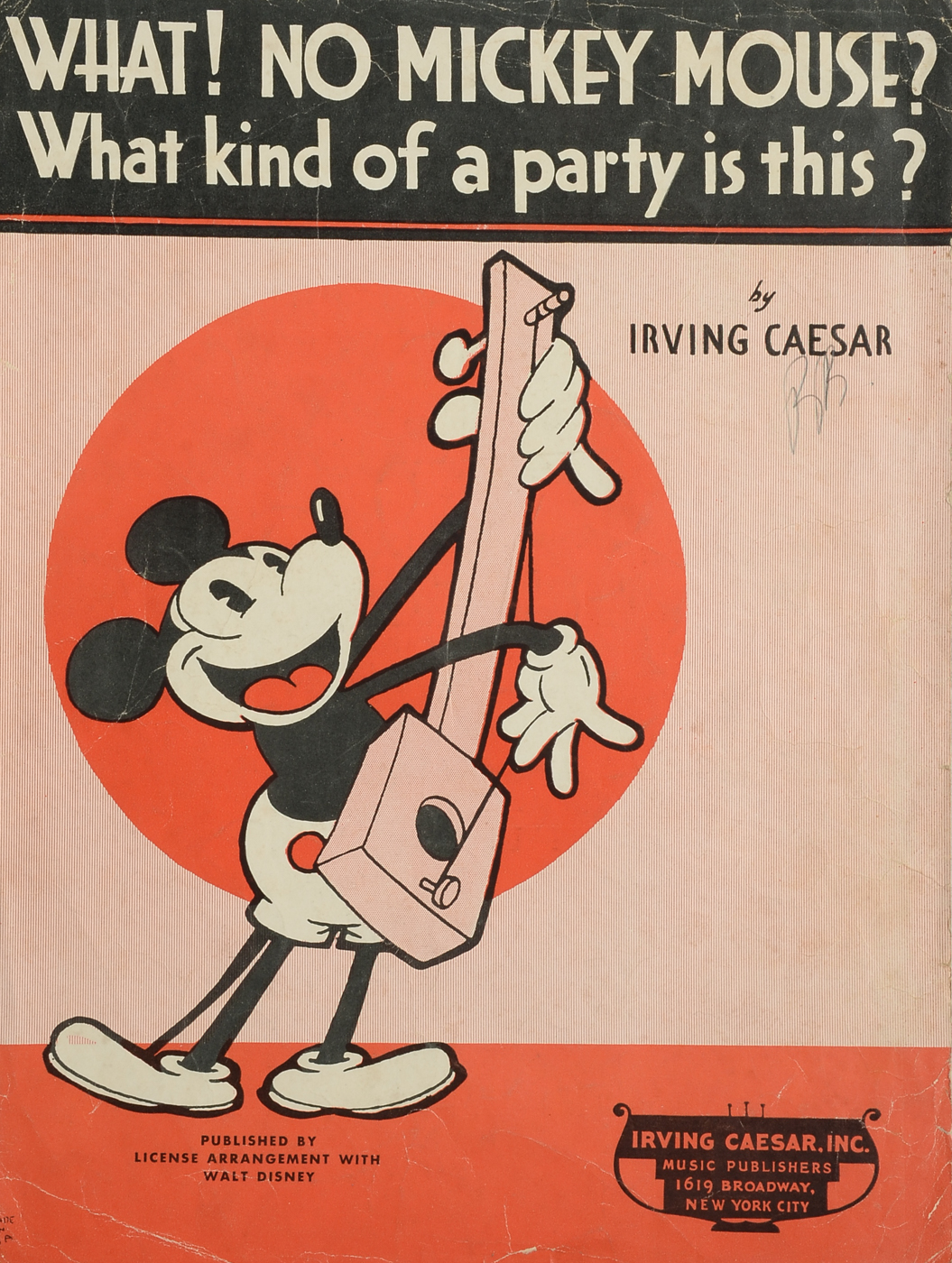 1930s Disney Sheet Music Including "Snow White and the Seven Dwarfs"