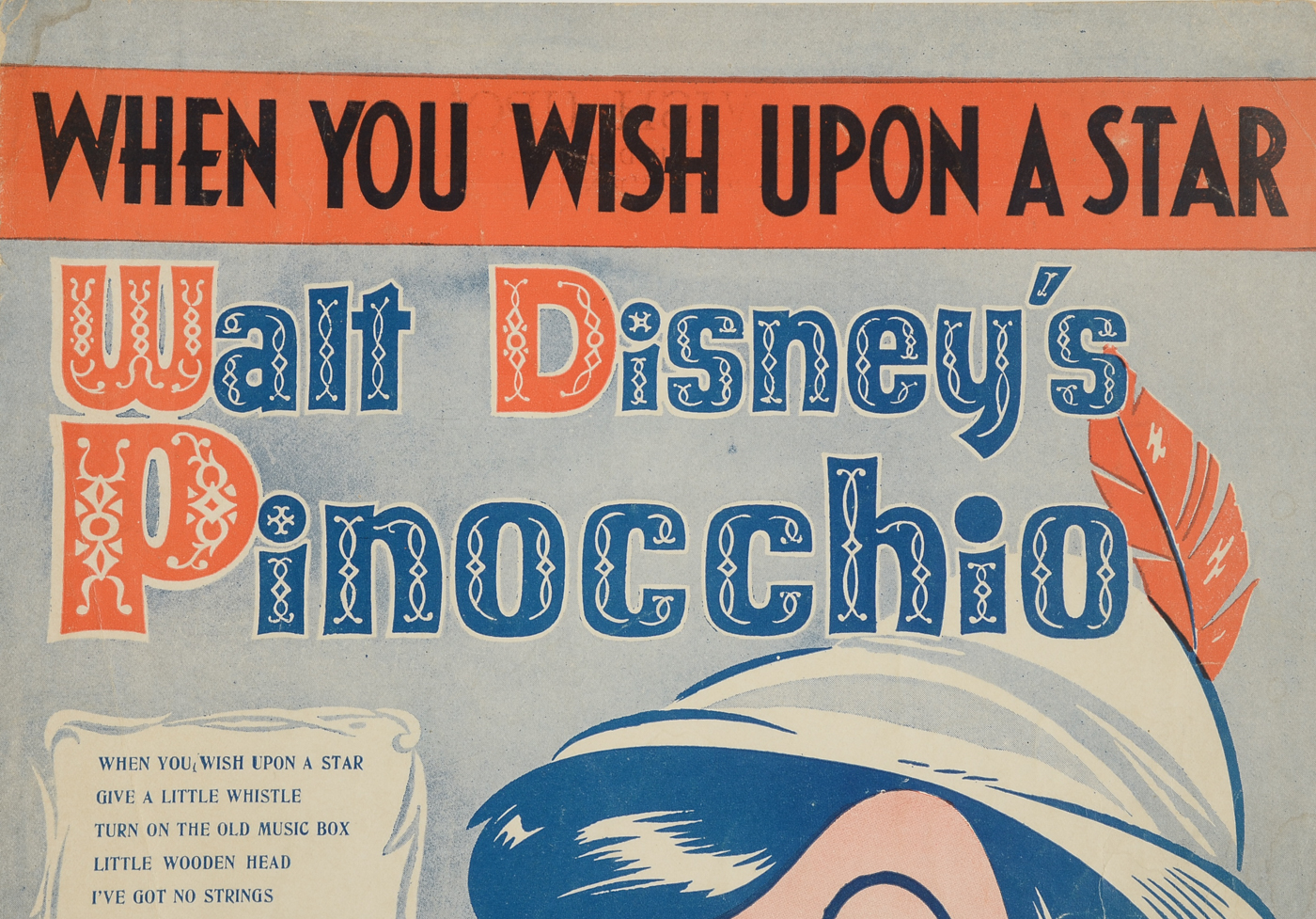 Disney Sheet Music Featuring "When You Wish Upon a Star"
