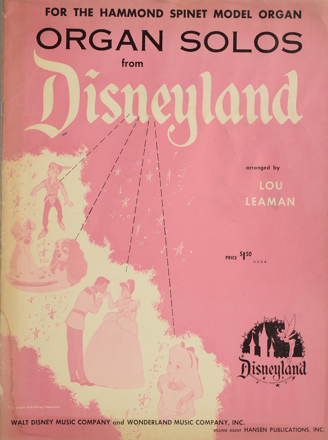 Disney Sheet Music Featuring "When You Wish Upon a Star"