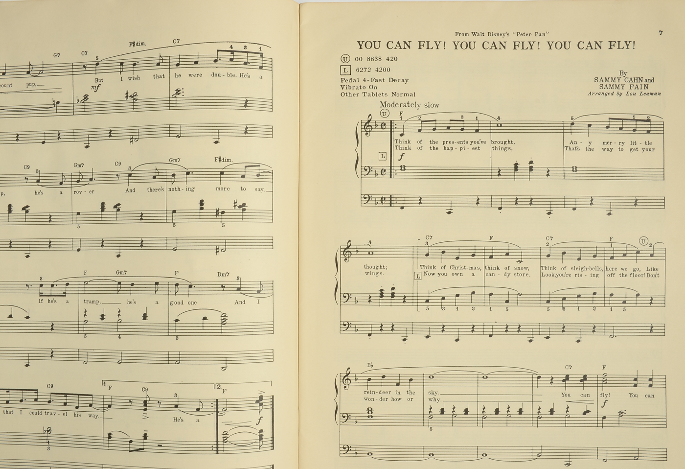 Disney Sheet Music Featuring "When You Wish Upon a Star"