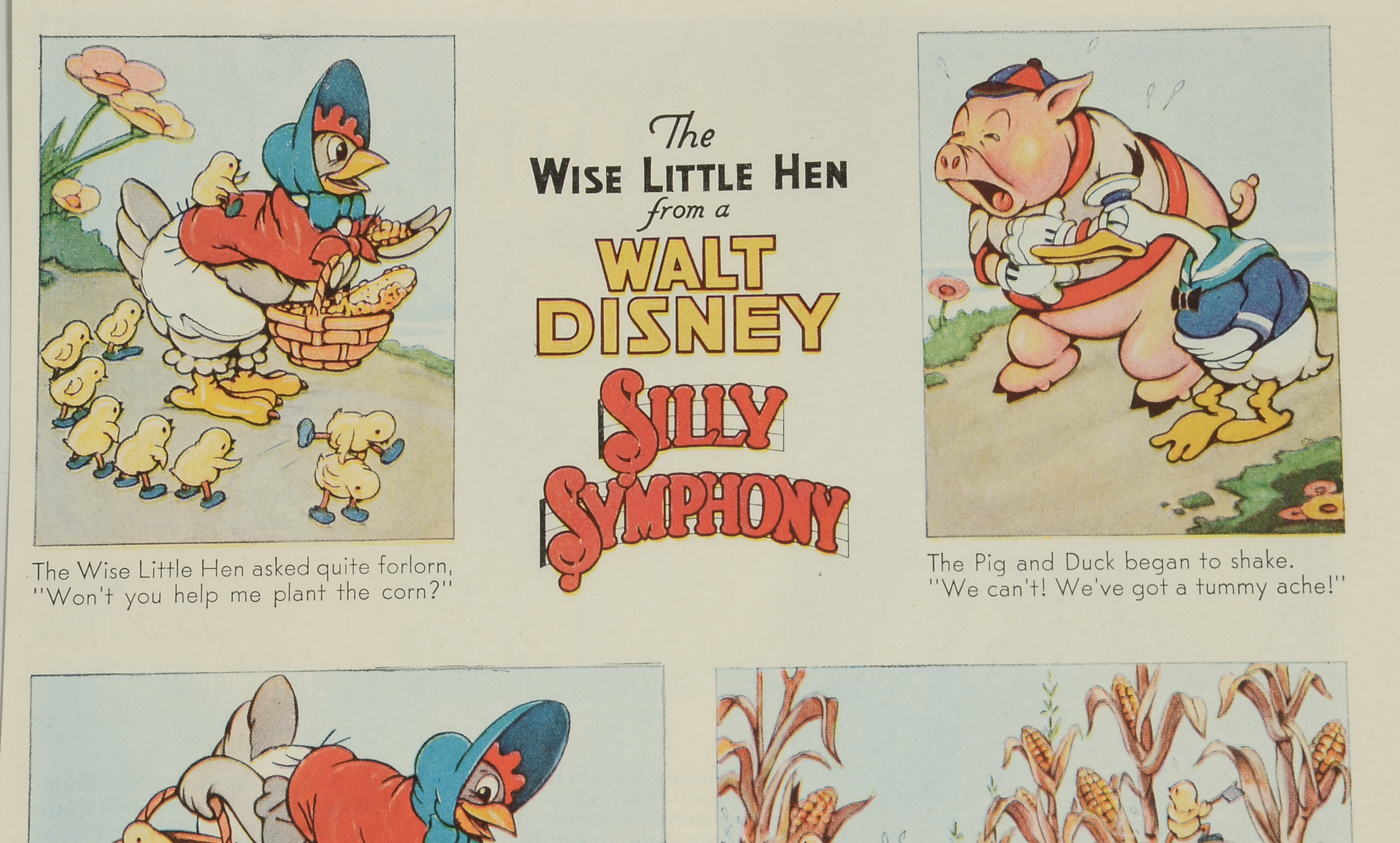 1934 "Good Housekeeping" Cartoon Featuring First Appearance of Donald Duck