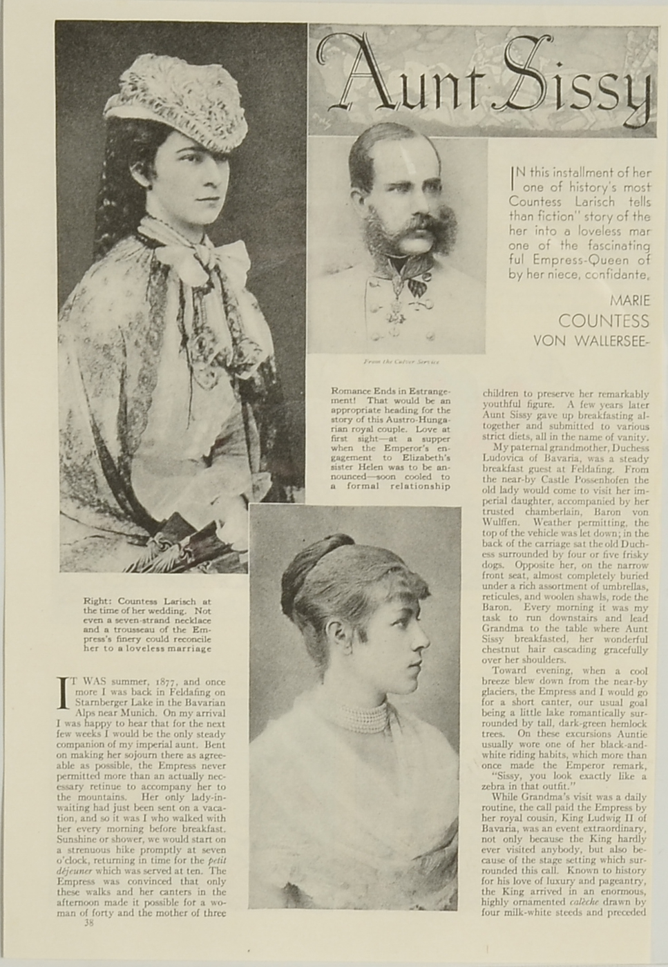 1934 "Good Housekeeping" Cartoon Featuring First Appearance of Donald Duck