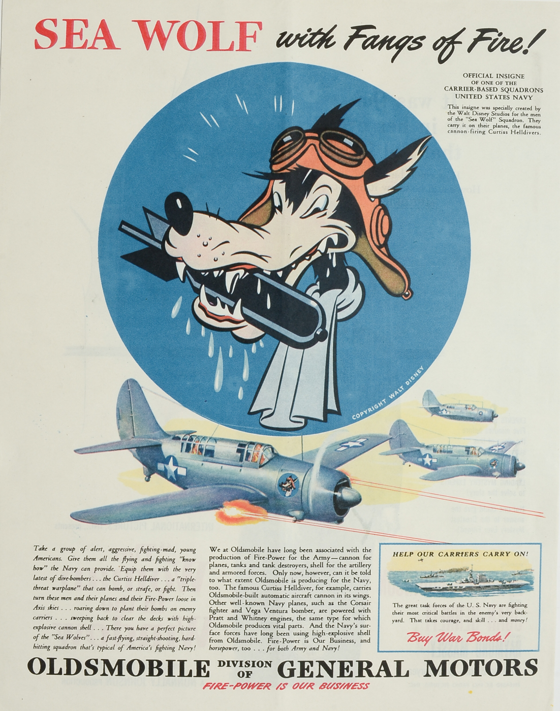 1940s Disney U.S. War Bonds Ads