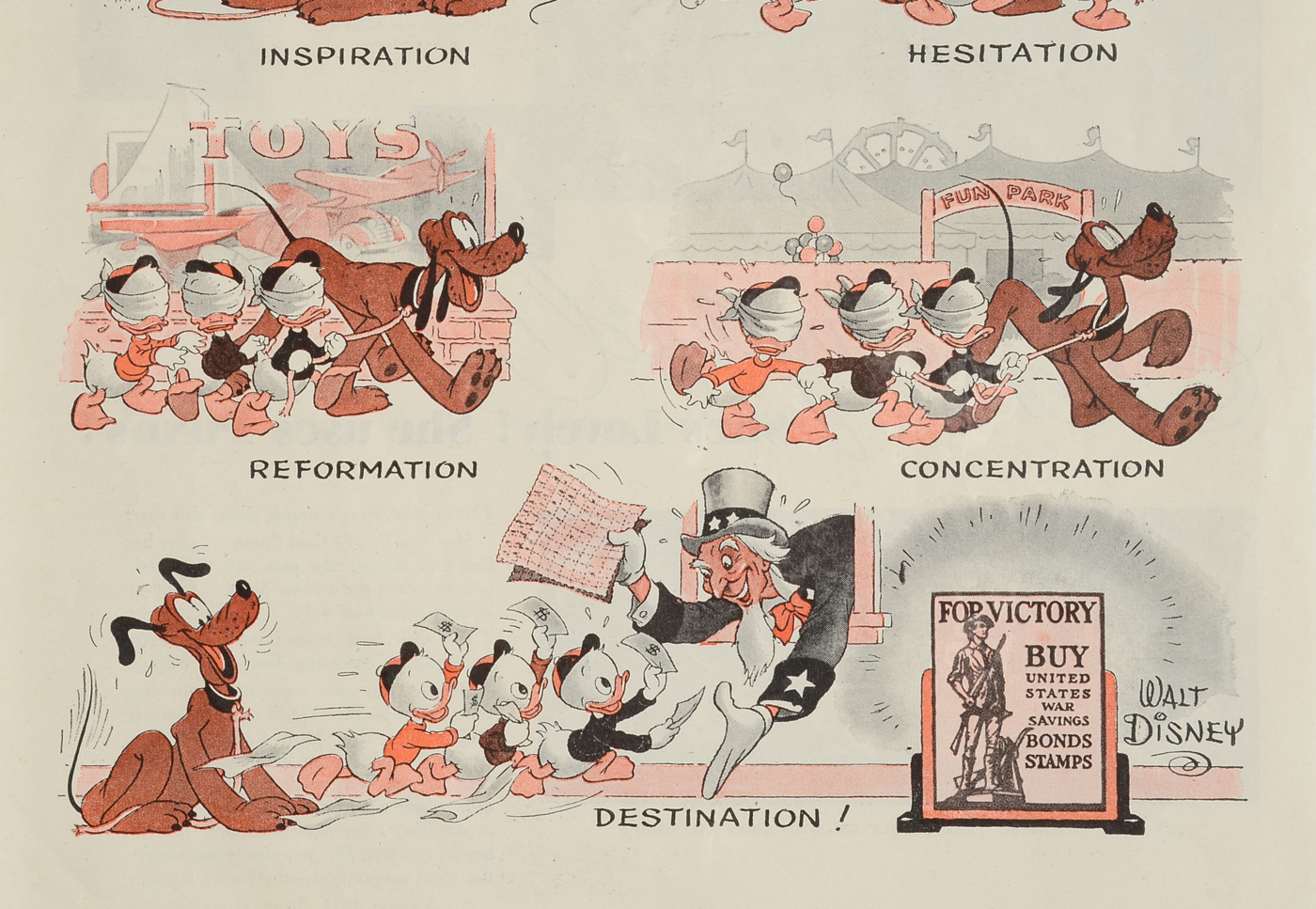 1940s Disney U.S. War Bonds Ads