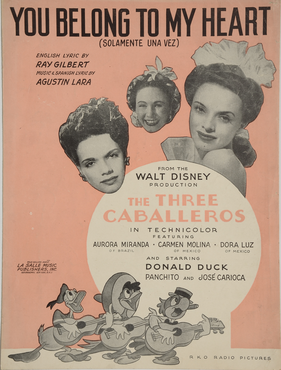 1940s Walt Disney's Latin-American Package Films Ephemera