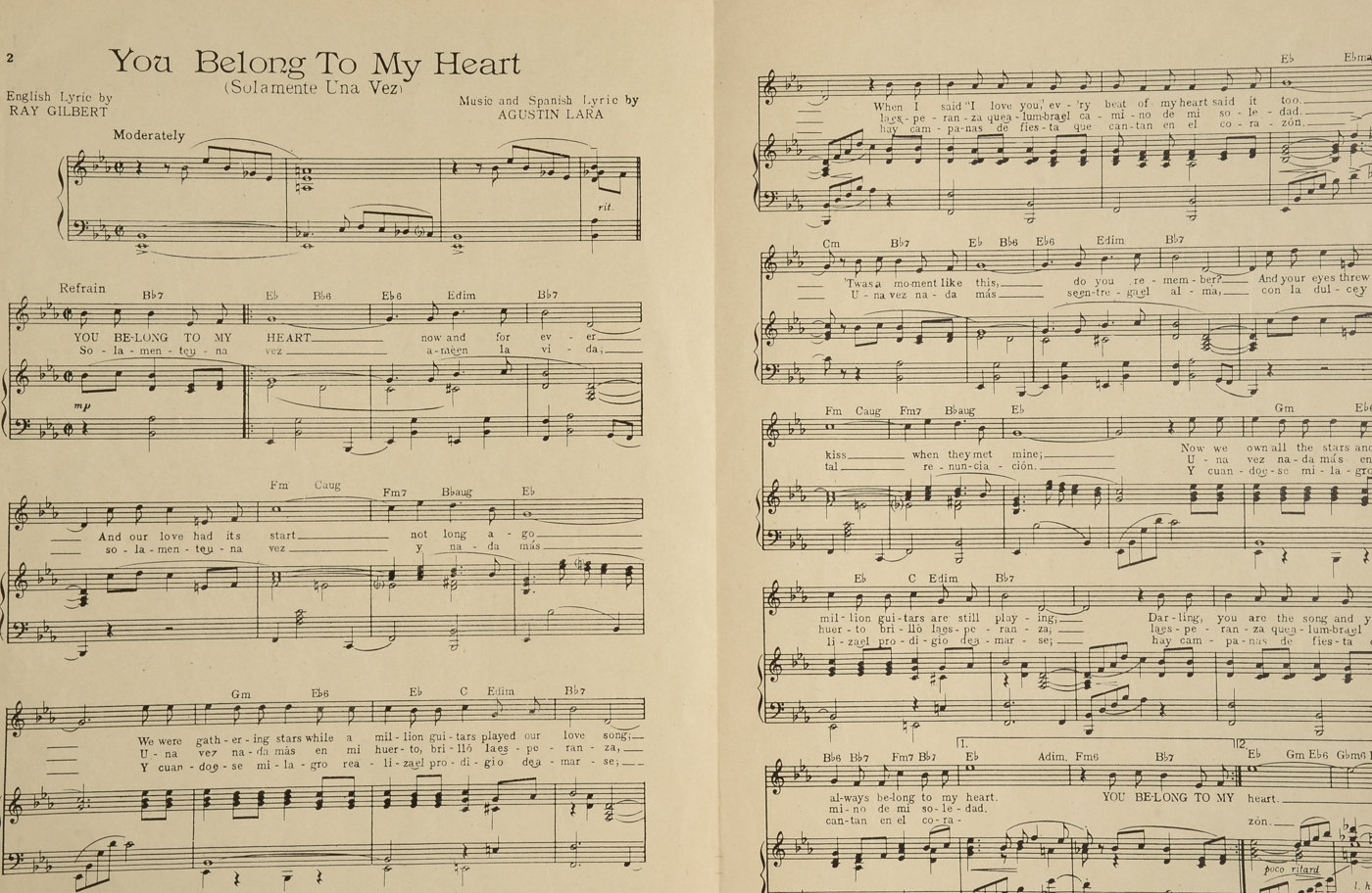 1940s Walt Disney's Latin-American Package Films Ephemera