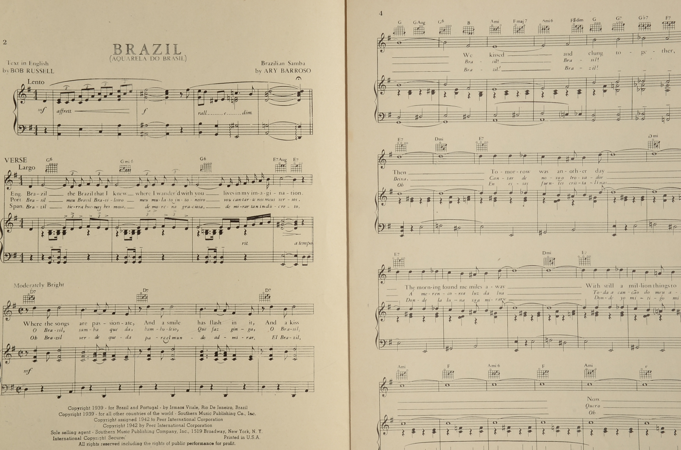 1940s Walt Disney's Latin-American Package Films Ephemera