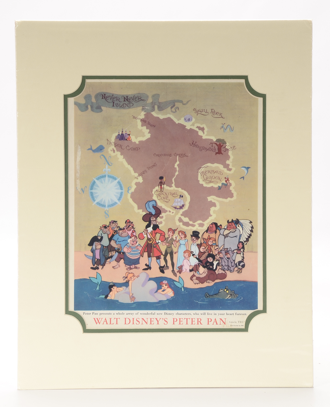 1953 Walt Disney's "Peter Pan" Original Lobby Cards