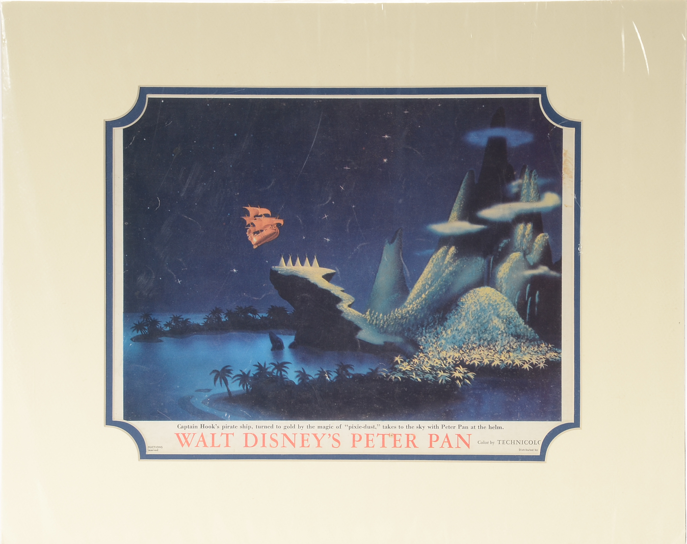 1953 Walt Disney's "Peter Pan" Original Lobby Cards