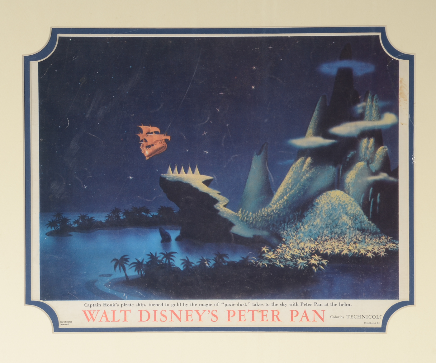 1953 Walt Disney's "Peter Pan" Original Lobby Cards