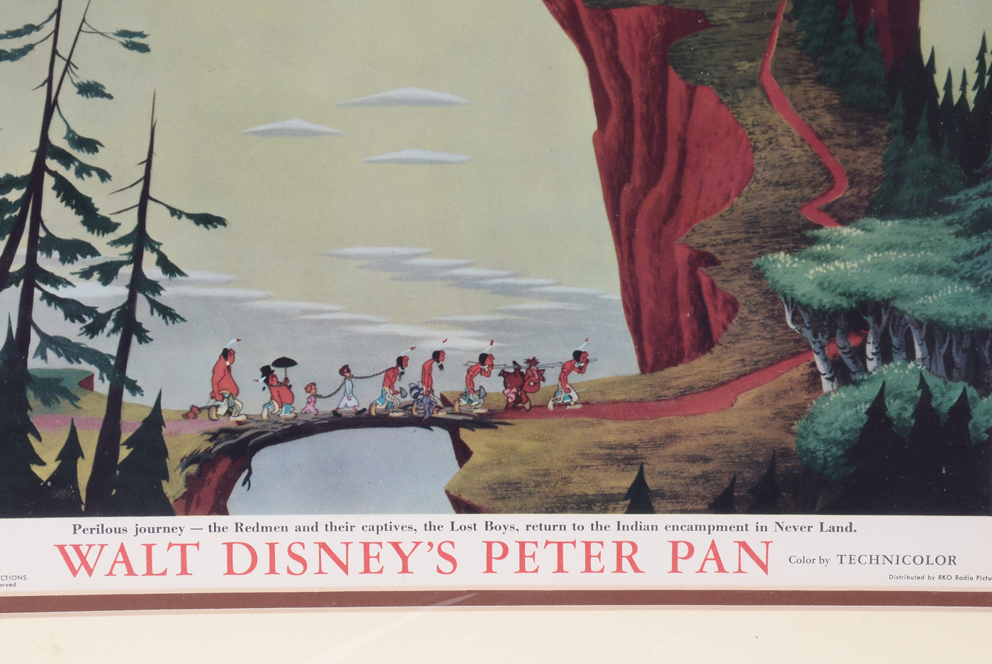 1953 Walt Disney's "Peter Pan" Original Lobby Cards