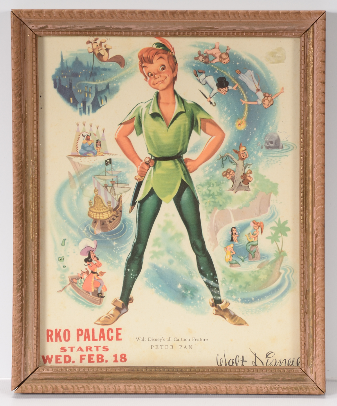 1953 Walt Disney's "Peter Pan" Original Lobby Cards