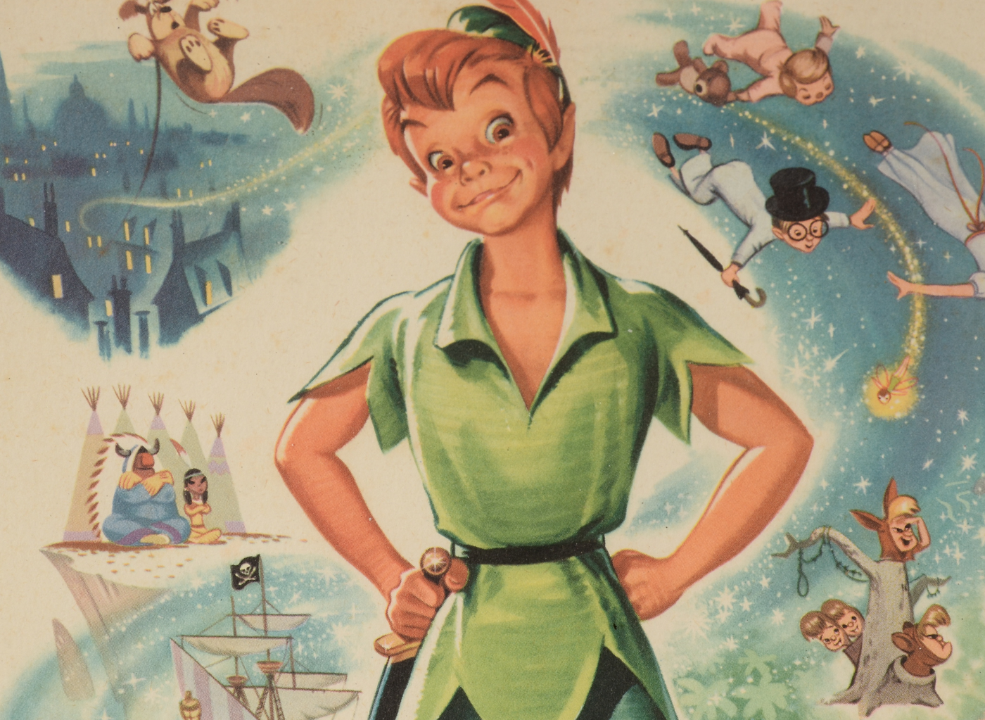 1953 Walt Disney's "Peter Pan" Original Lobby Cards