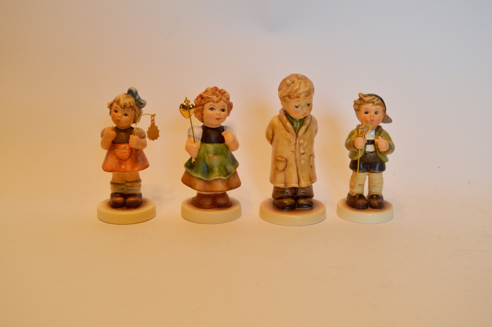 Four M. I. Hummel Exclusive Edition Signed Figurines