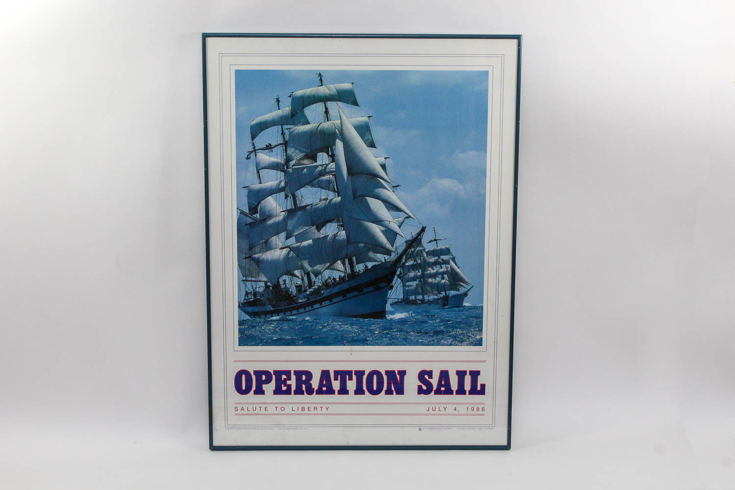 Framed "Operation Sail" Poster